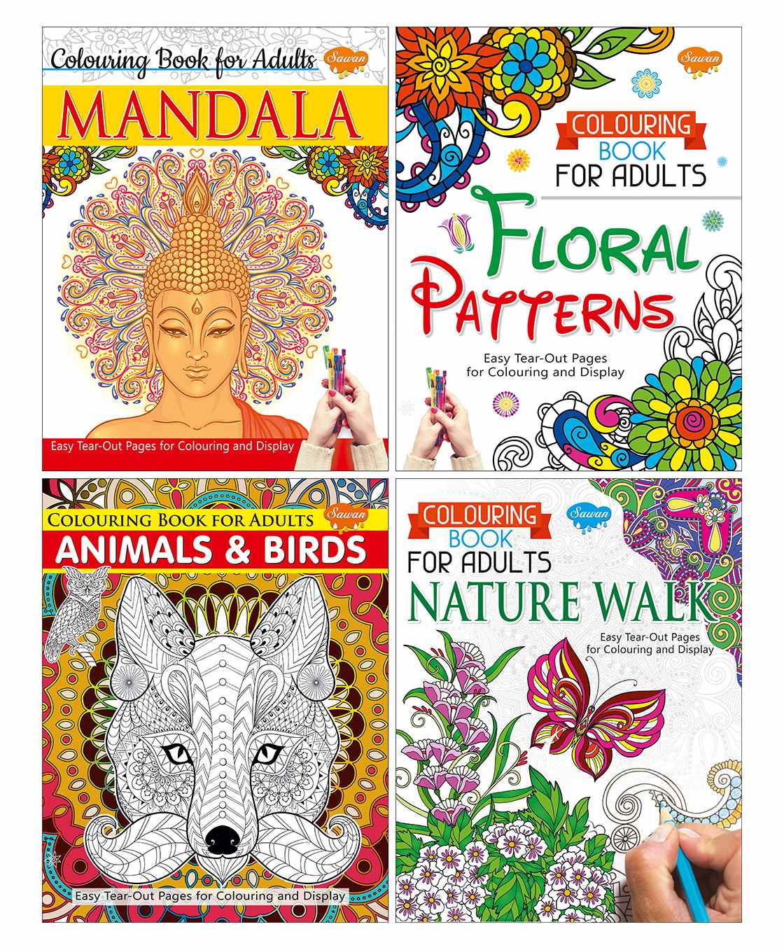 Sawan Colouring Books Pack of 4 - English-picture-16