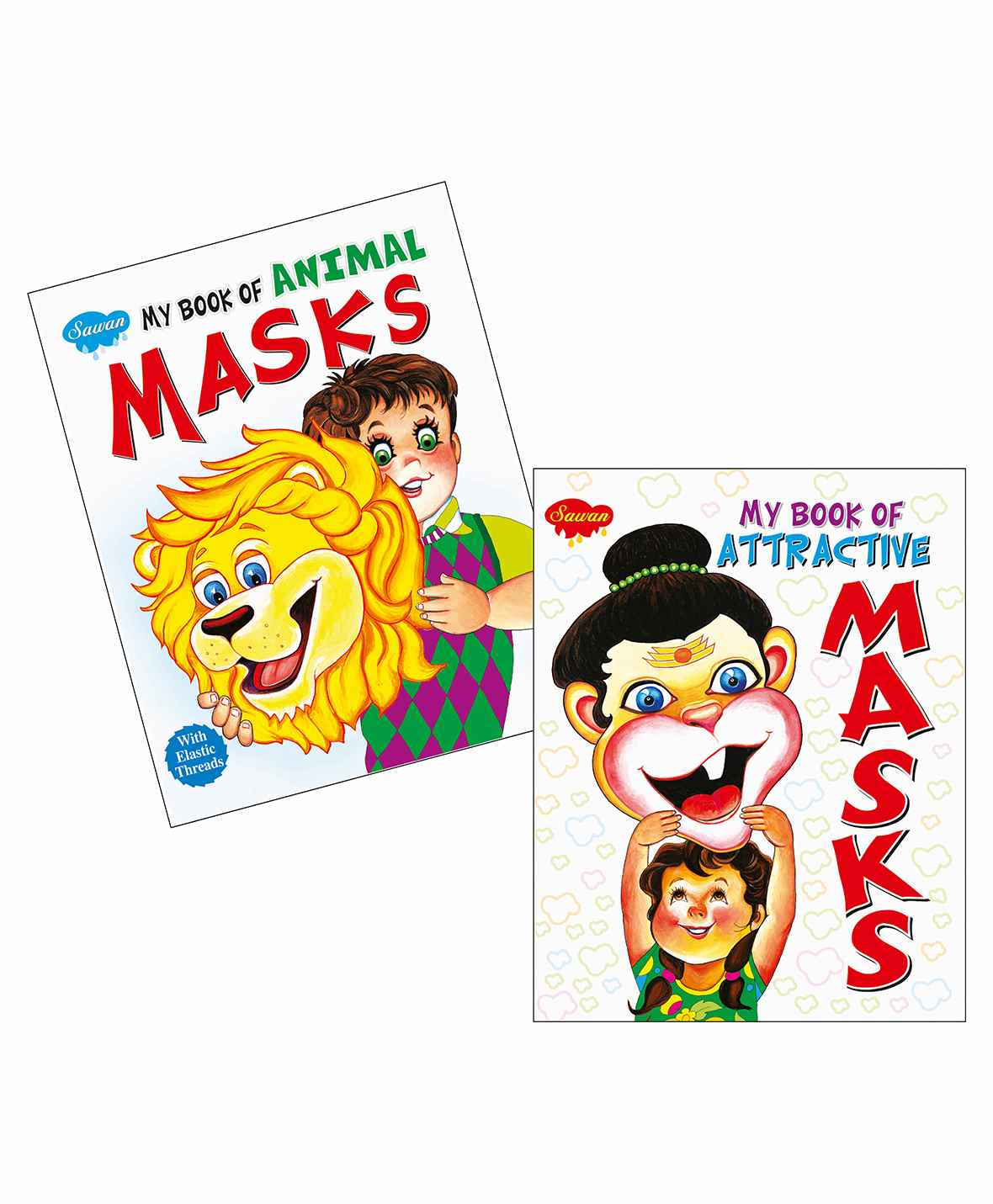 Sawan Fun with Masks Book Pack of 2 - English-picture-22