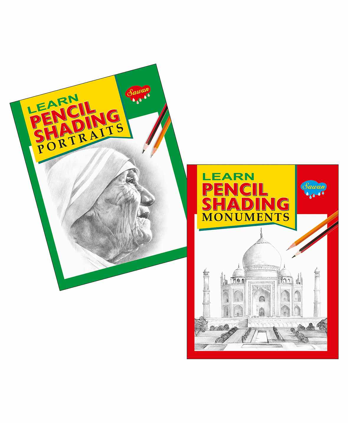 Sawan Portaits and Monuments Pencil Shading Activity Book Pack of 2 - English-image-16