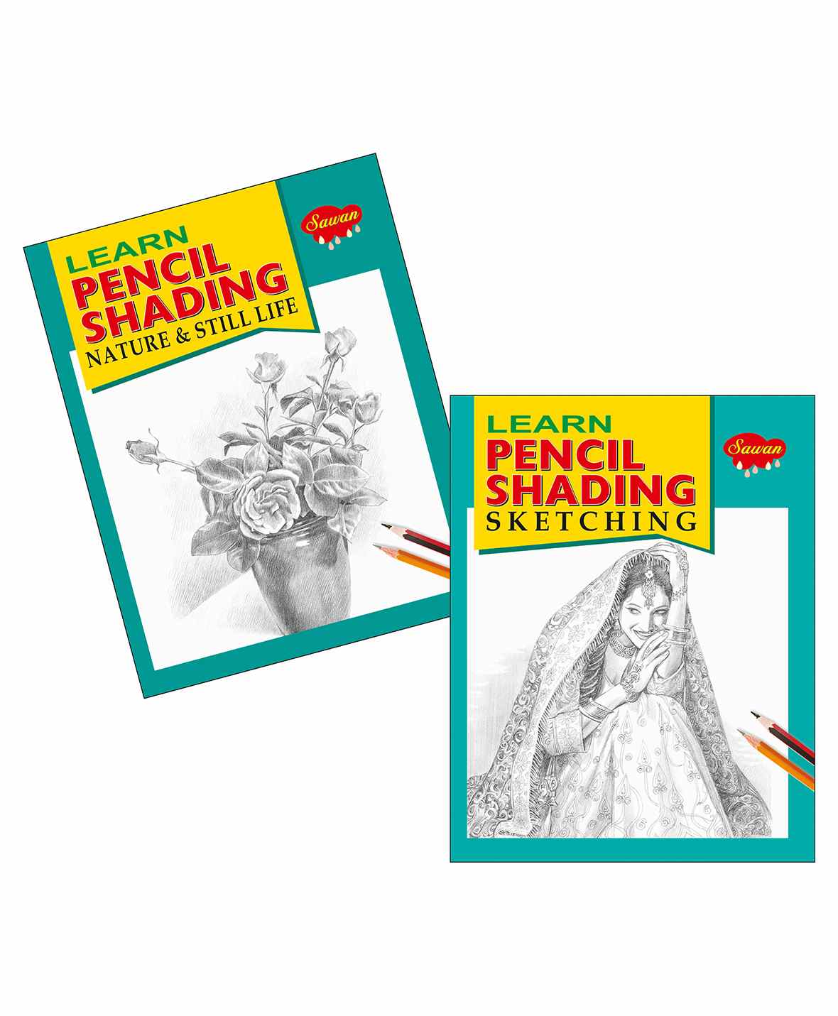 Sawan Nature and Still Life Pencil Shading Activity Book Pack of 2 - English-image-35