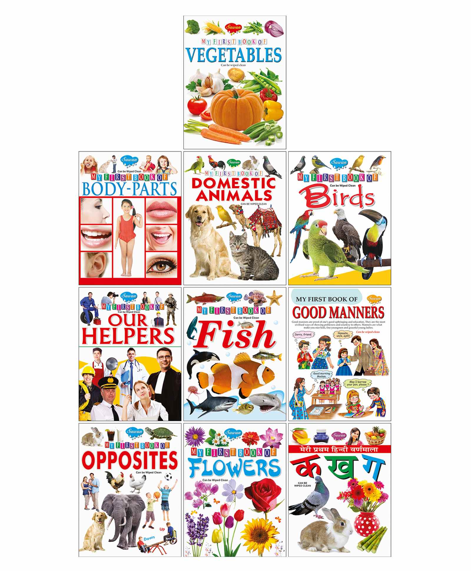 Pre-School Picture Book Series | Pack of 10 Books   | Super jumbo combo for collecters and library Learning books-image-40