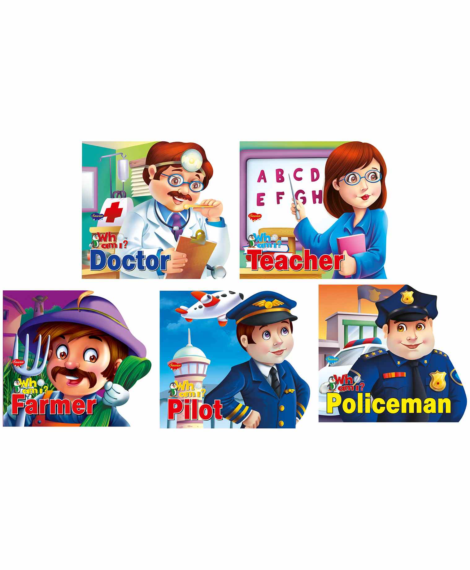 Sawan Who Am I Board Book Set of 5 - English-image-38