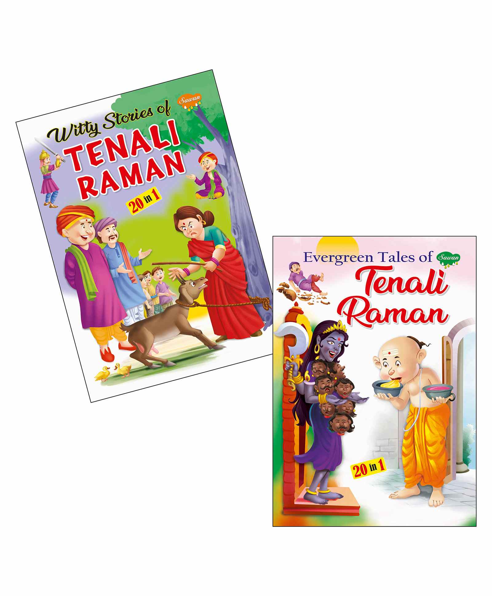 Sawan Tenali Raman Story Book 20 in 1 Series Pack of 2 - English Online in India, Buy at Best Price from - 3608466 Sawan Tenali Raman Story Book 20 in 1 Series Pack of 2 - English Online in India, Buy at Best Price from - 3608466