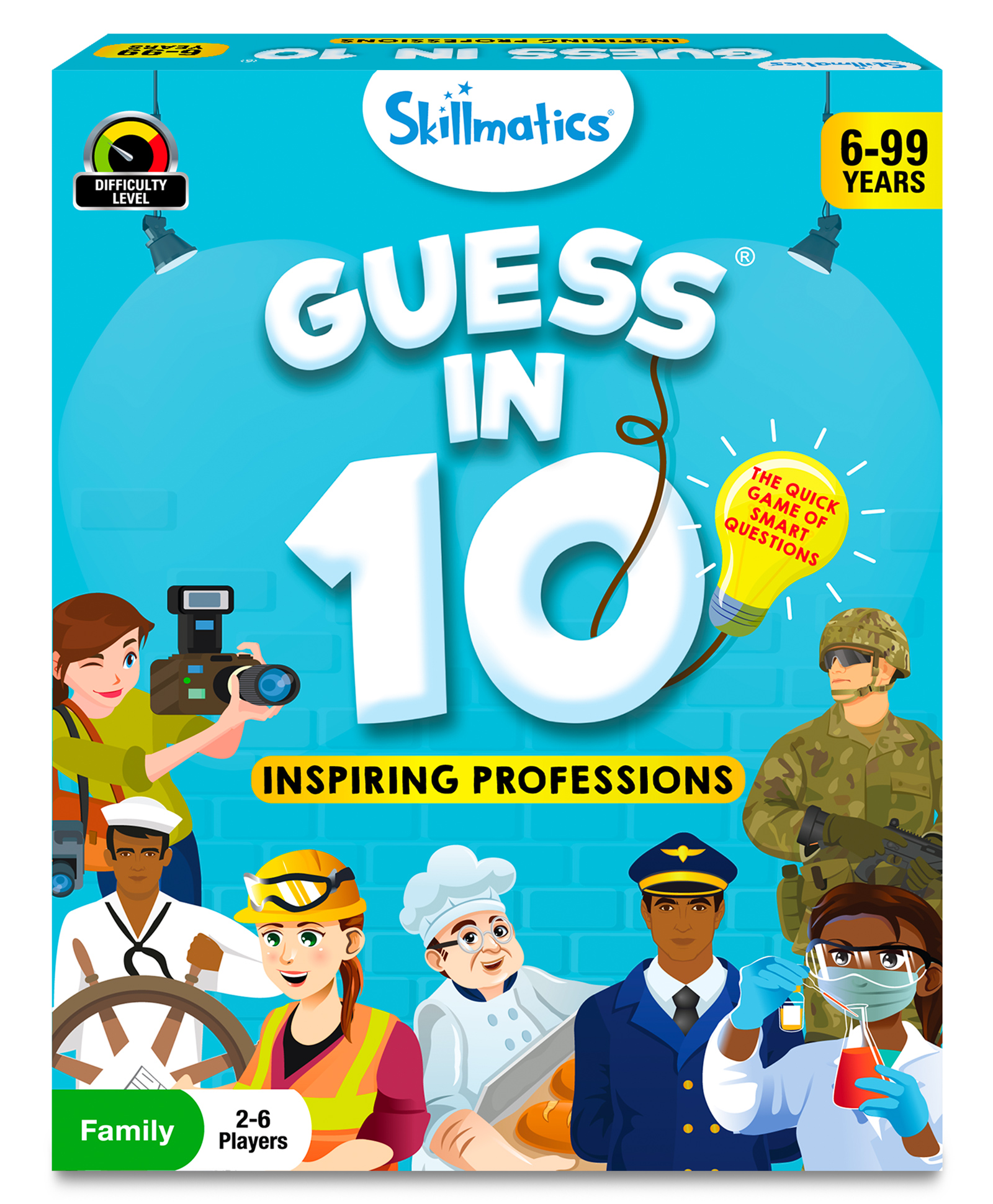 Skillmatics Card Game - Guess in 10 Inspiring Professions Gifts for 6 Year Olds and Up Quick Game of Smart Questions Fun Family Game-picture-3