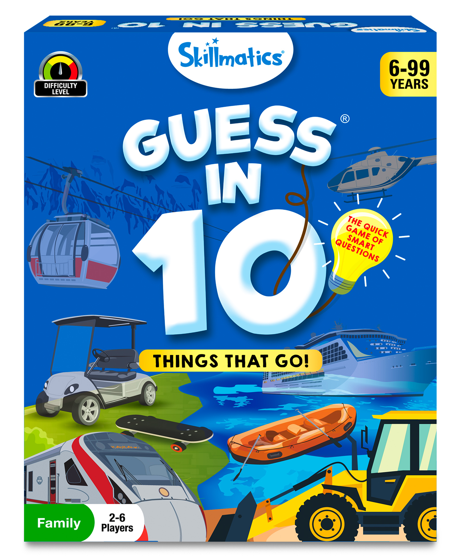Skillmatics Card Game Guess in 10 Things That Go! Quick Game of Smart Questions Super Fun for Travel & Family Game Night - Multicolour-picture-39