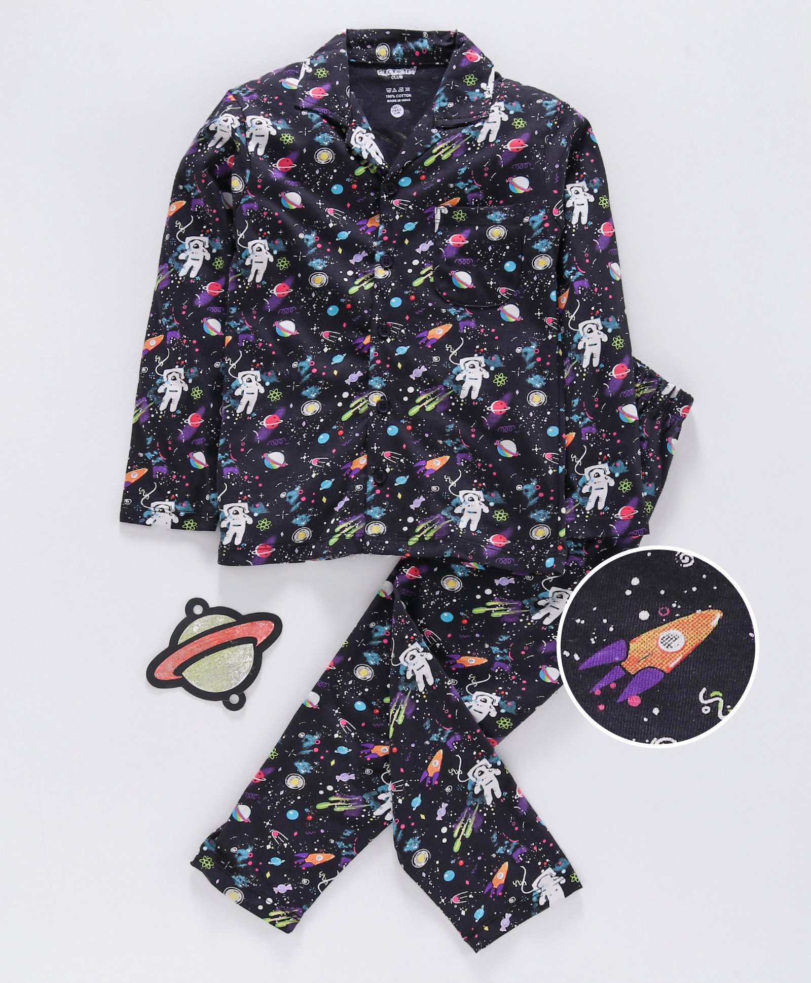cucumber full sleeves night suit