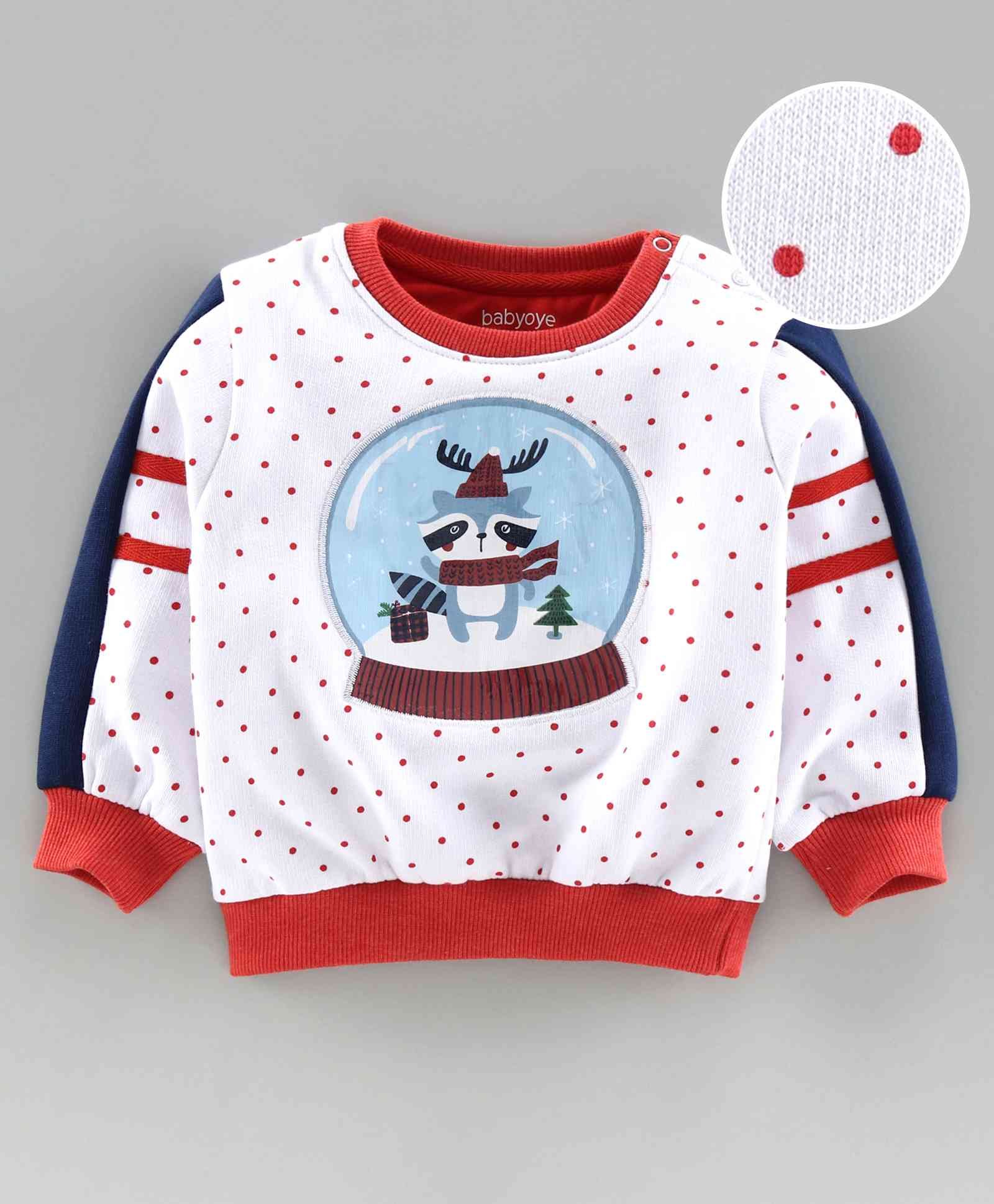 18 month white sweatshirt