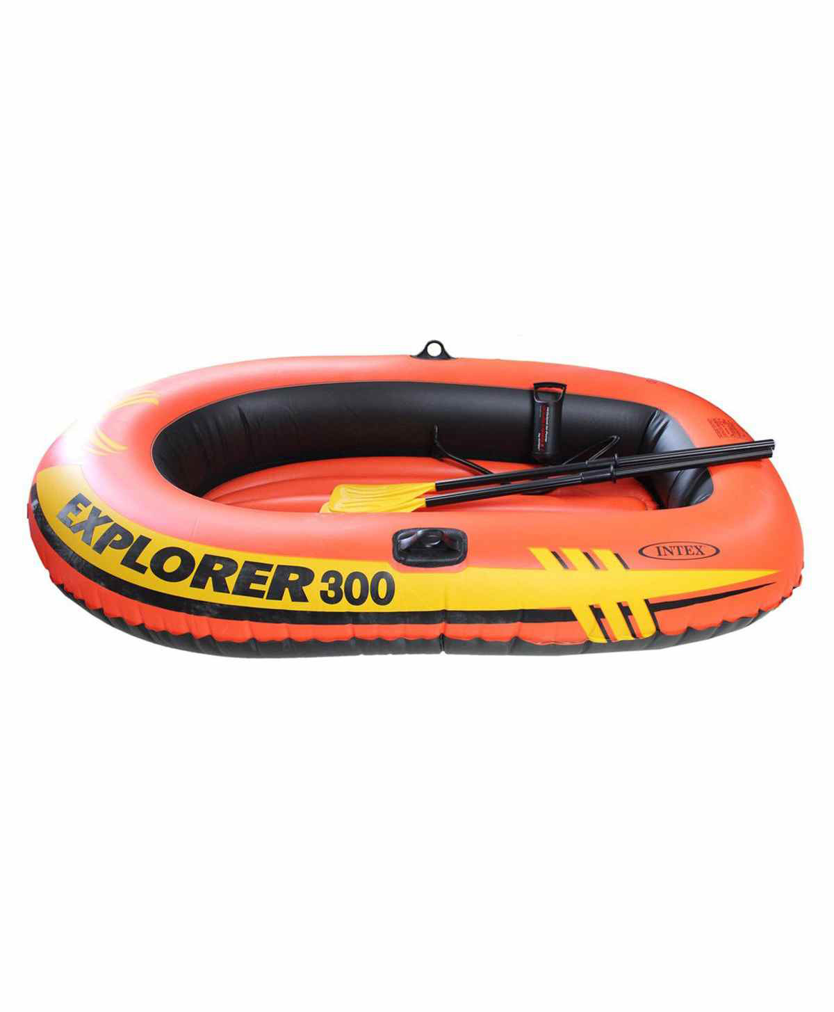 Intex Explorer Inflatable 300 Boat Set with Air Pump - Orange-picture-13