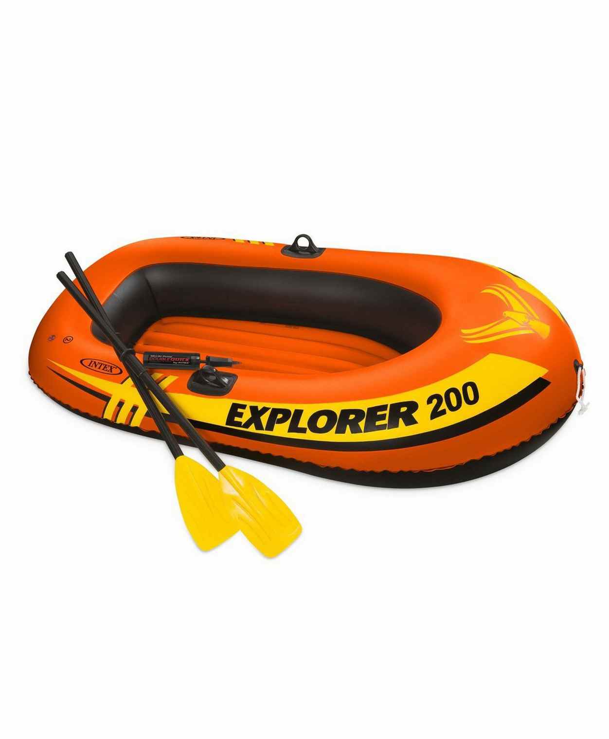 Yamama Explorer 200 Inflatable Boat Set with Mini Air Pump - Orange-picture-11