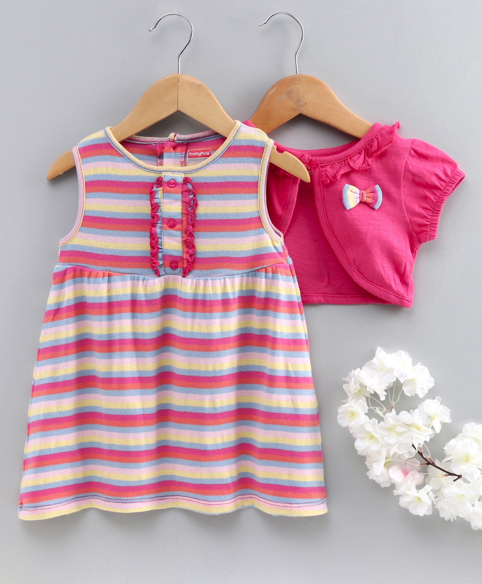 short frock with shrug