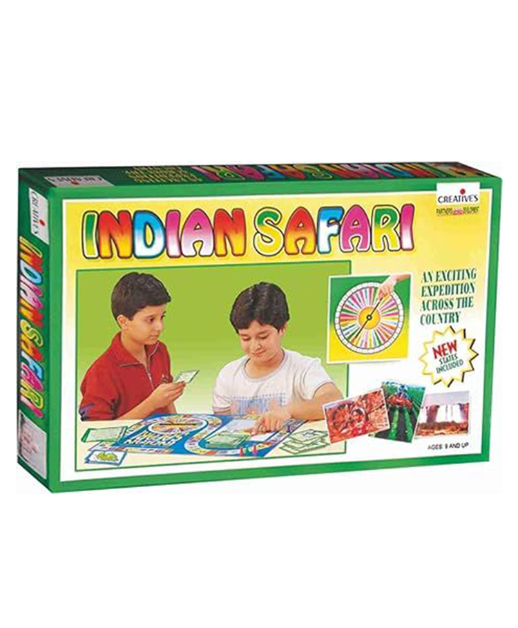 Creative's Indian Safari Board Game - Multicolour