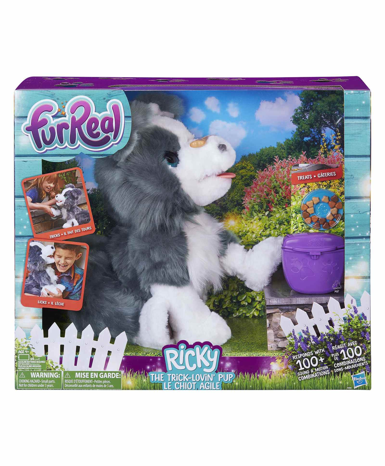 Furreal Friends Interactive Ricky Plush Puppy Toy Grey Height 43 81 Cm Online India Buy Soft Toys For 4 8 Years At Firstcry Com