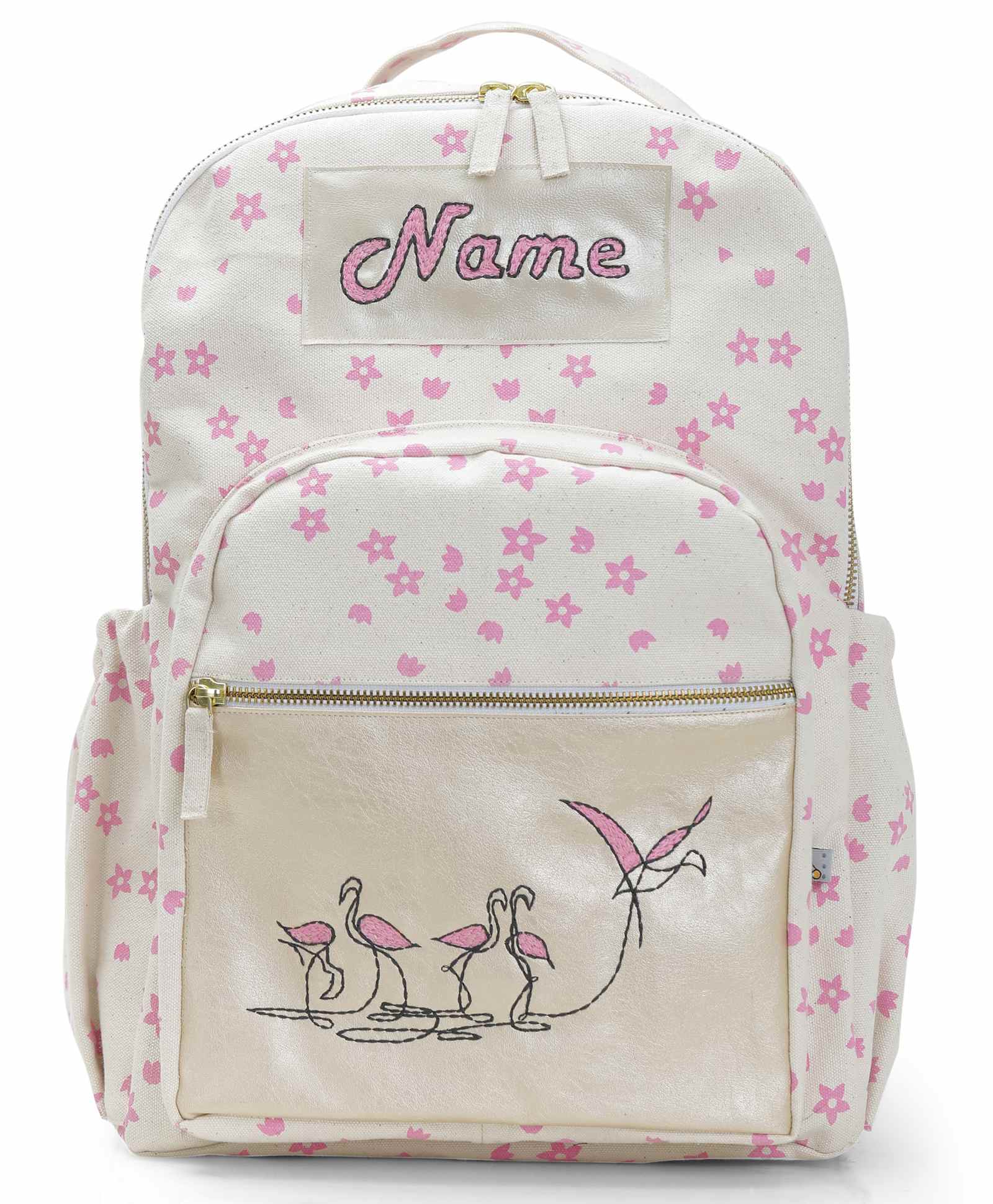 Mi Dulce An'ya Backpack Flamingo Embroidered Pink - 12.2 inches-picture-24