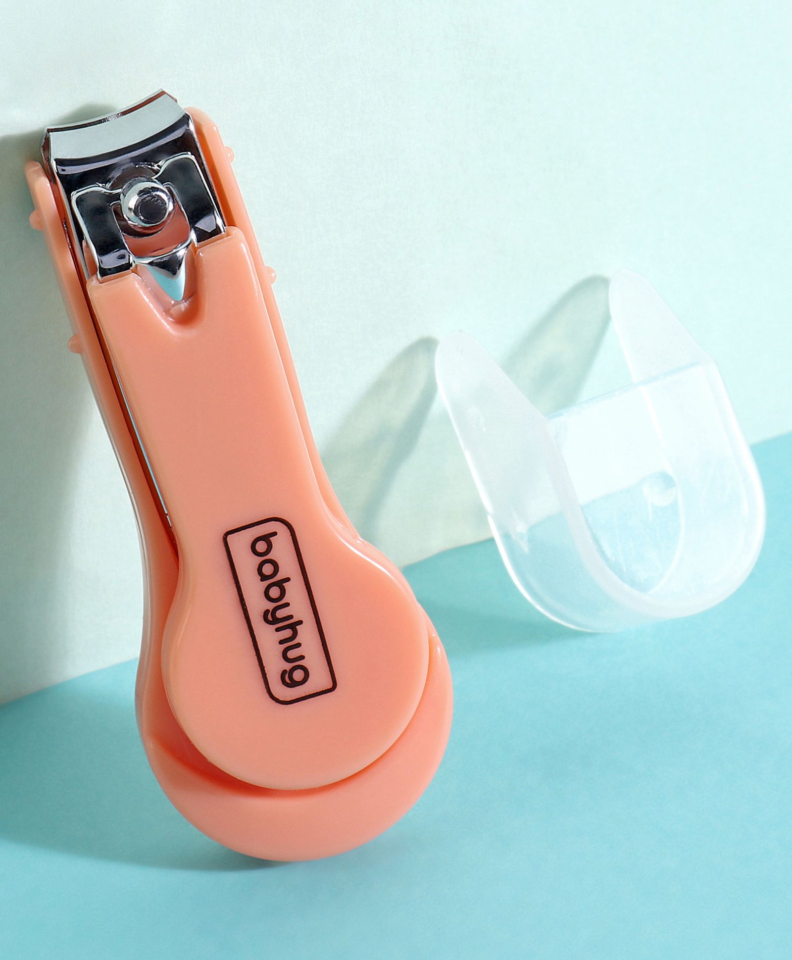Babyhug Nail Clipper With Cover - Peach-picture-23