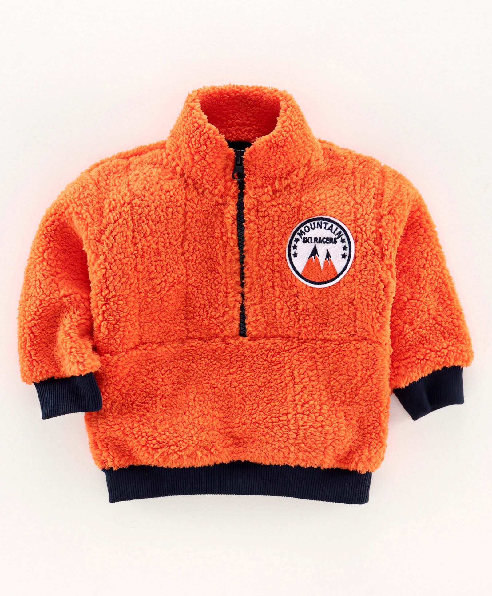 orange sherpa jacket