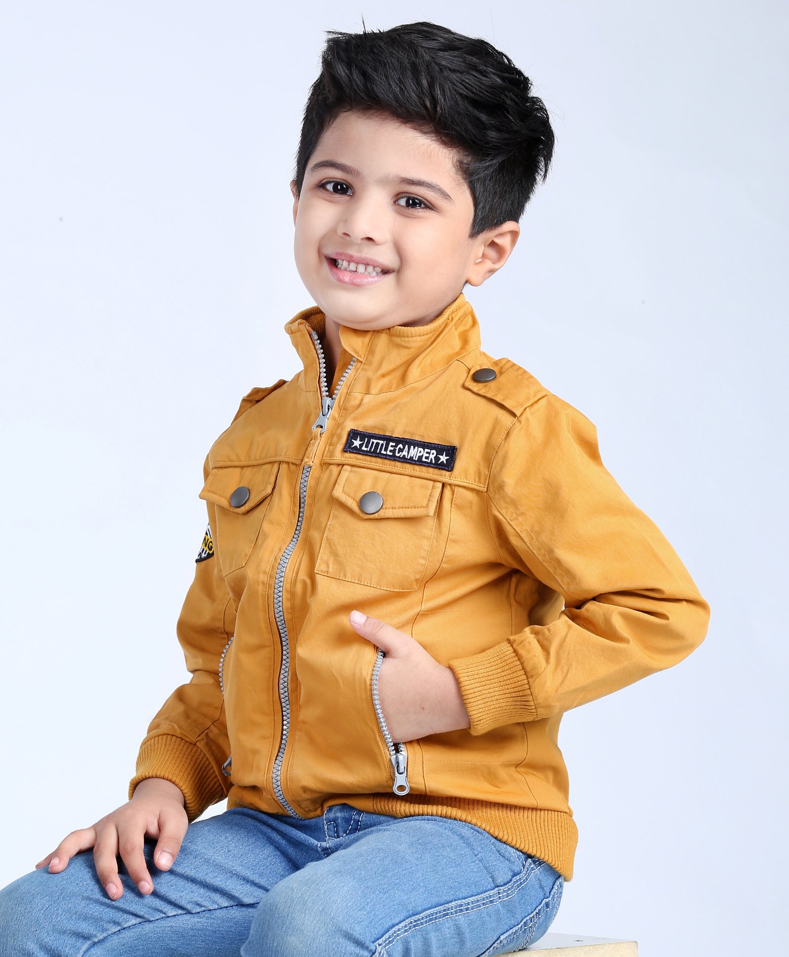 Buy Babyhug Full Sleeves Bomber Jacket 