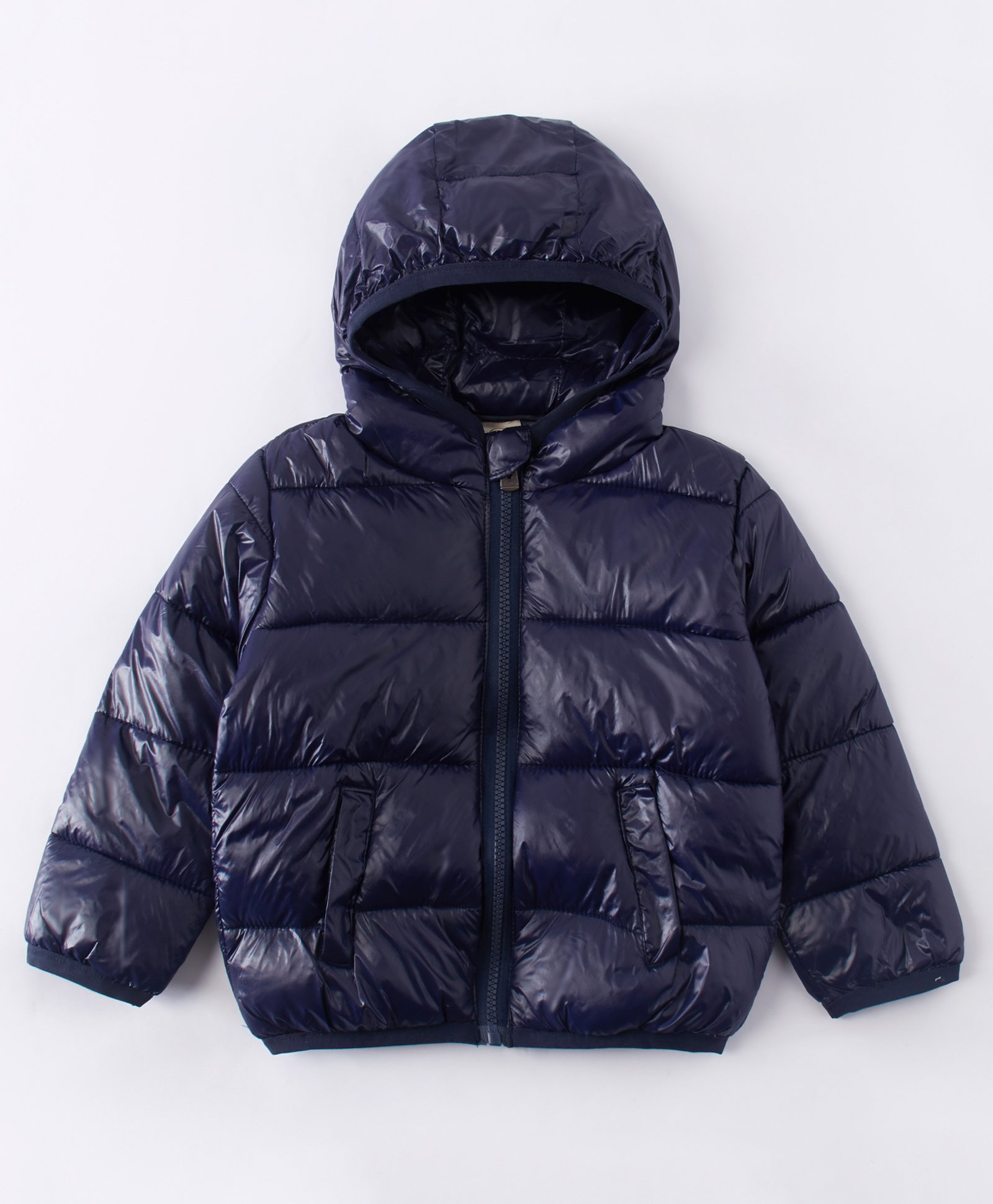 Kookie Kids Full Sleeves Padded Jacket - Navy Blue-image-23