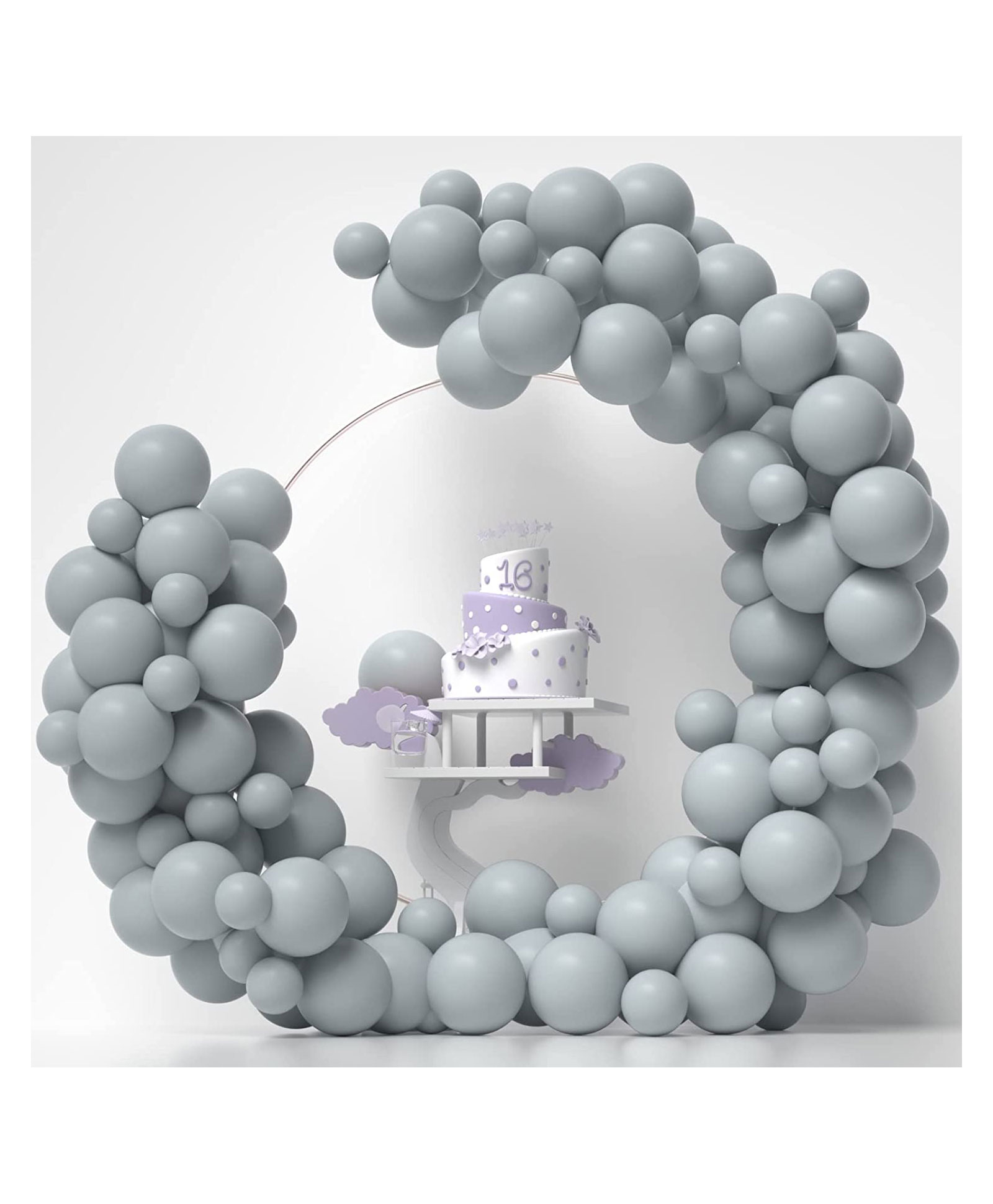 Funcart Balloons Light Grey - Pack of 25-image-46