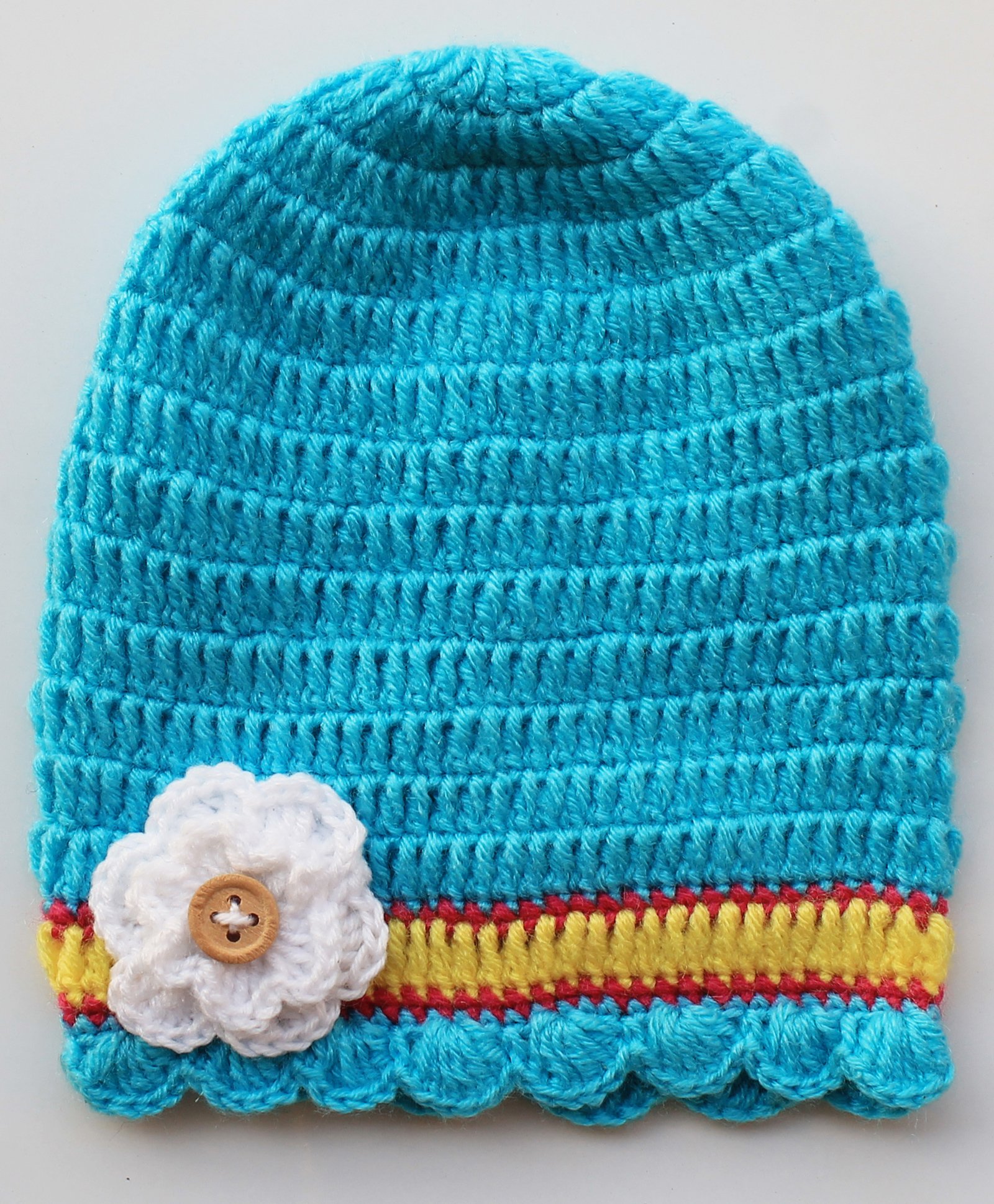 Woonie Flower Design Handmade Woolen 