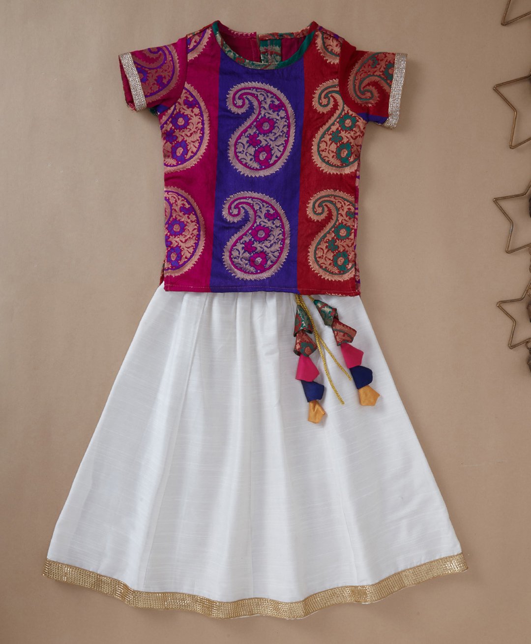 Buy TMW Kids Pattu Pavadai Short 