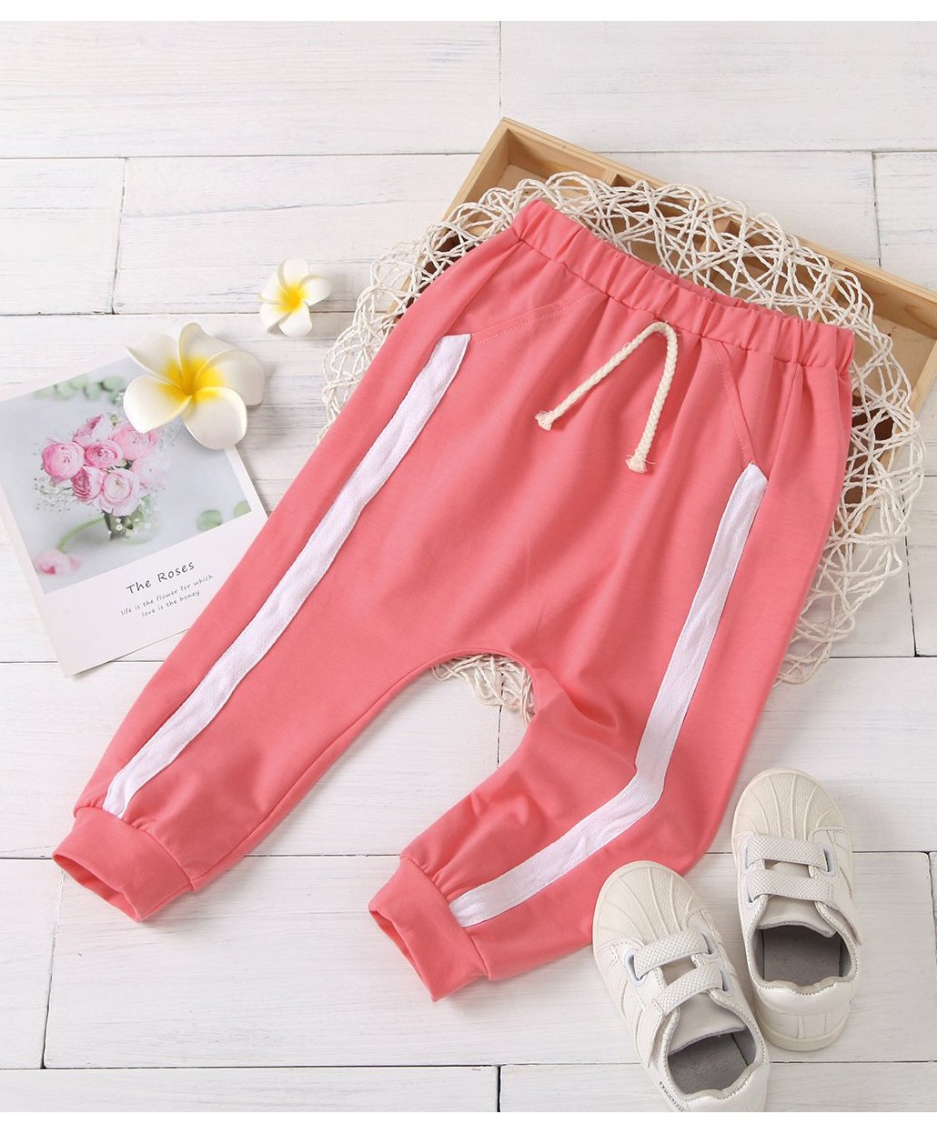 Kookie Kids Full Length Track Pant - Pink-image-46