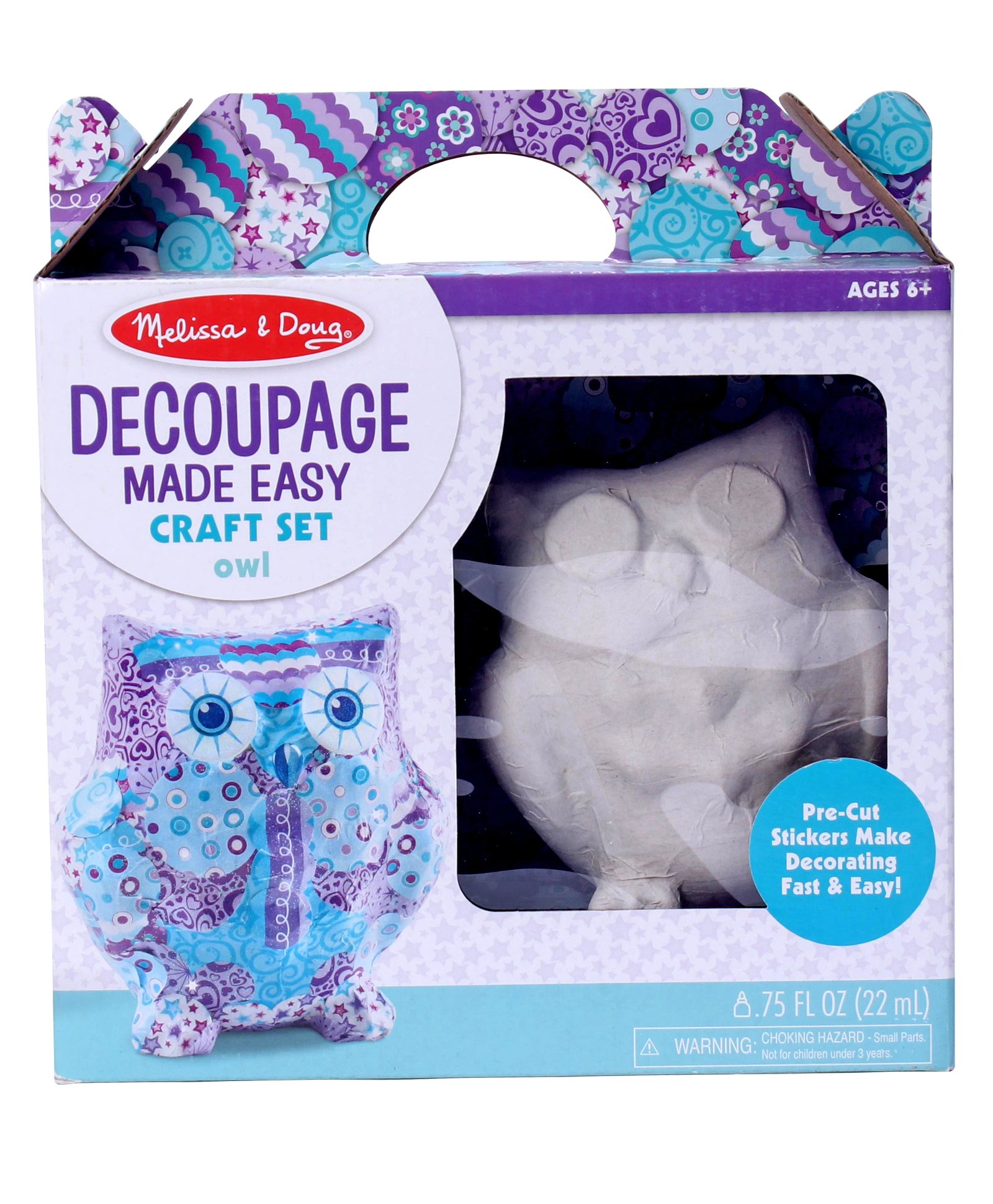 melissa and doug decoupage owl