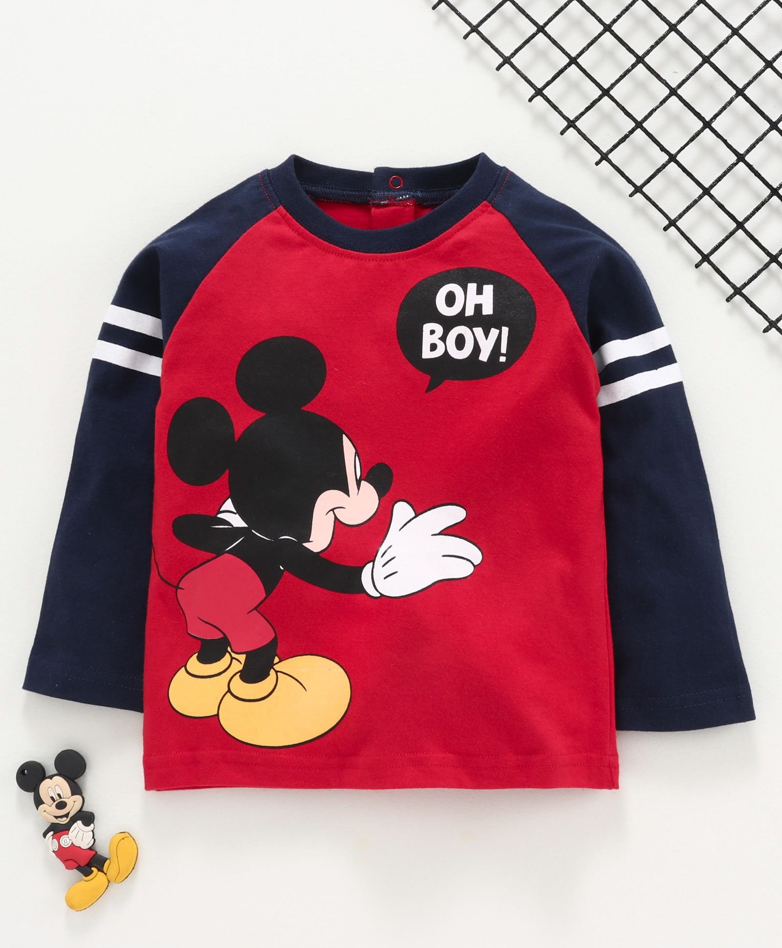 Mickey Mouse birthday shirt Mickey Mouse baby boy Mickey Mouse outfit Kleding Unisex kinderkleding Tops & T-shirts T-shirts T-shirts met print Mickey Mouse smash cake outfit Mickey Mouse 1st birthday boy 