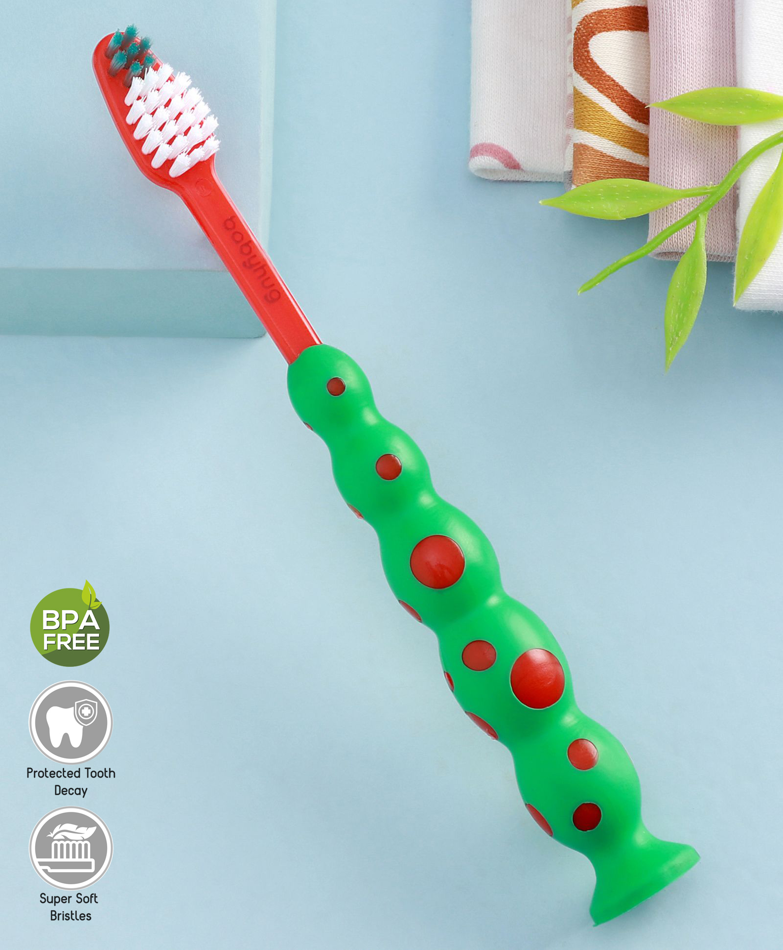Babyhug Soft Bristle Toothbrush (Color May Vary)-image-12