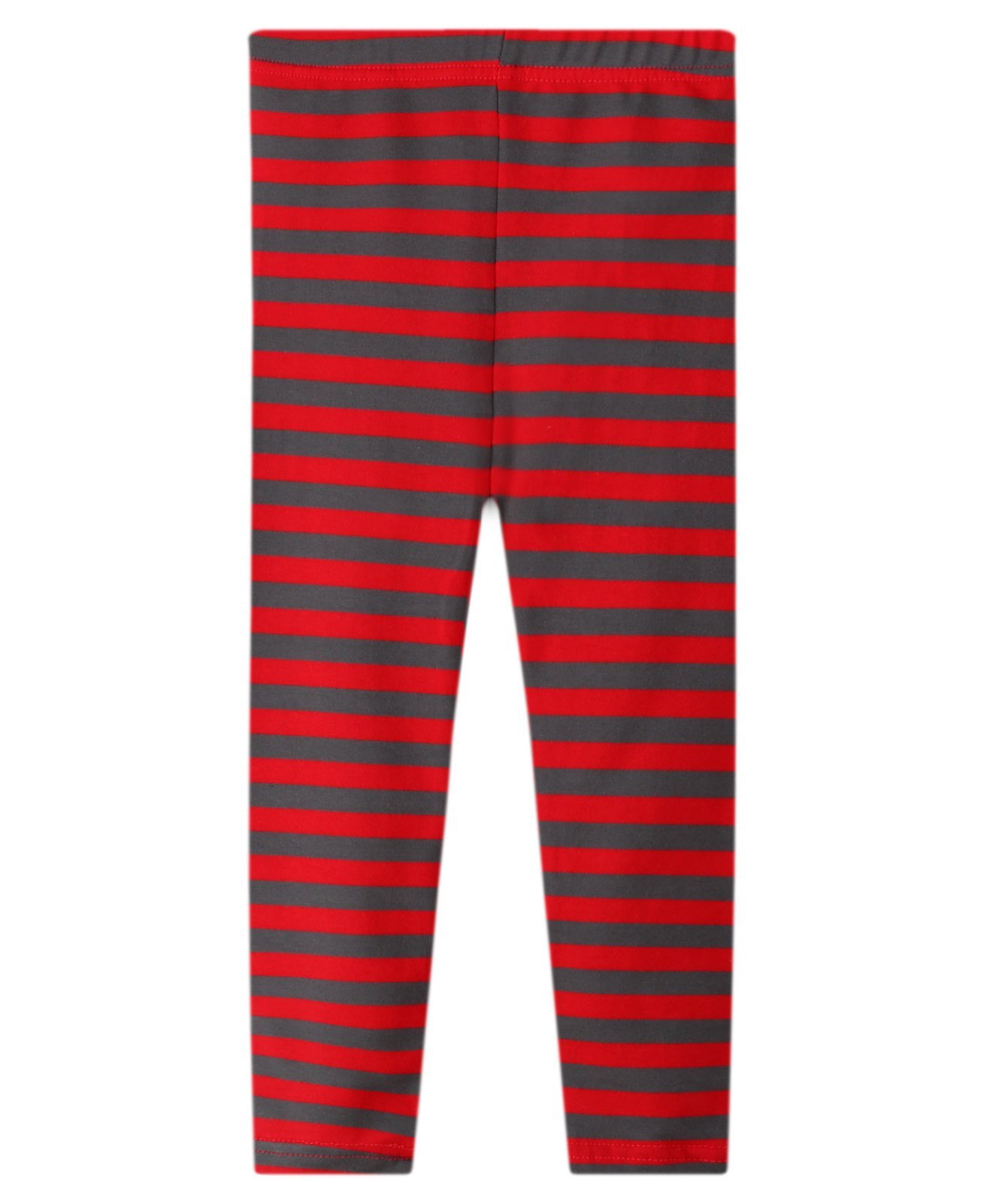 Kookie Kids Full Length Striped Leggings - Red-image-31
