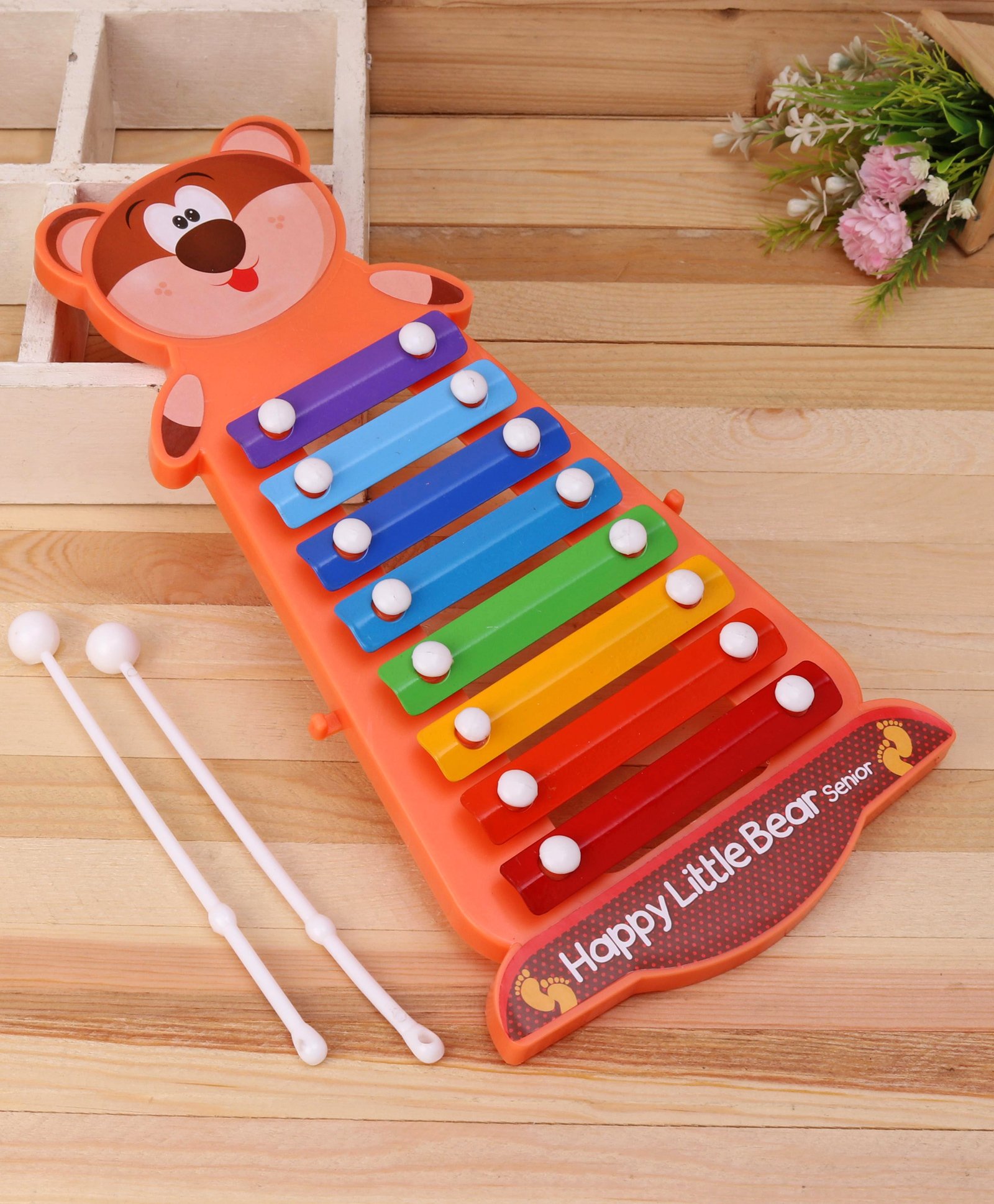 Ratnas Happy Little Bear Xylophone - Orange-image-14