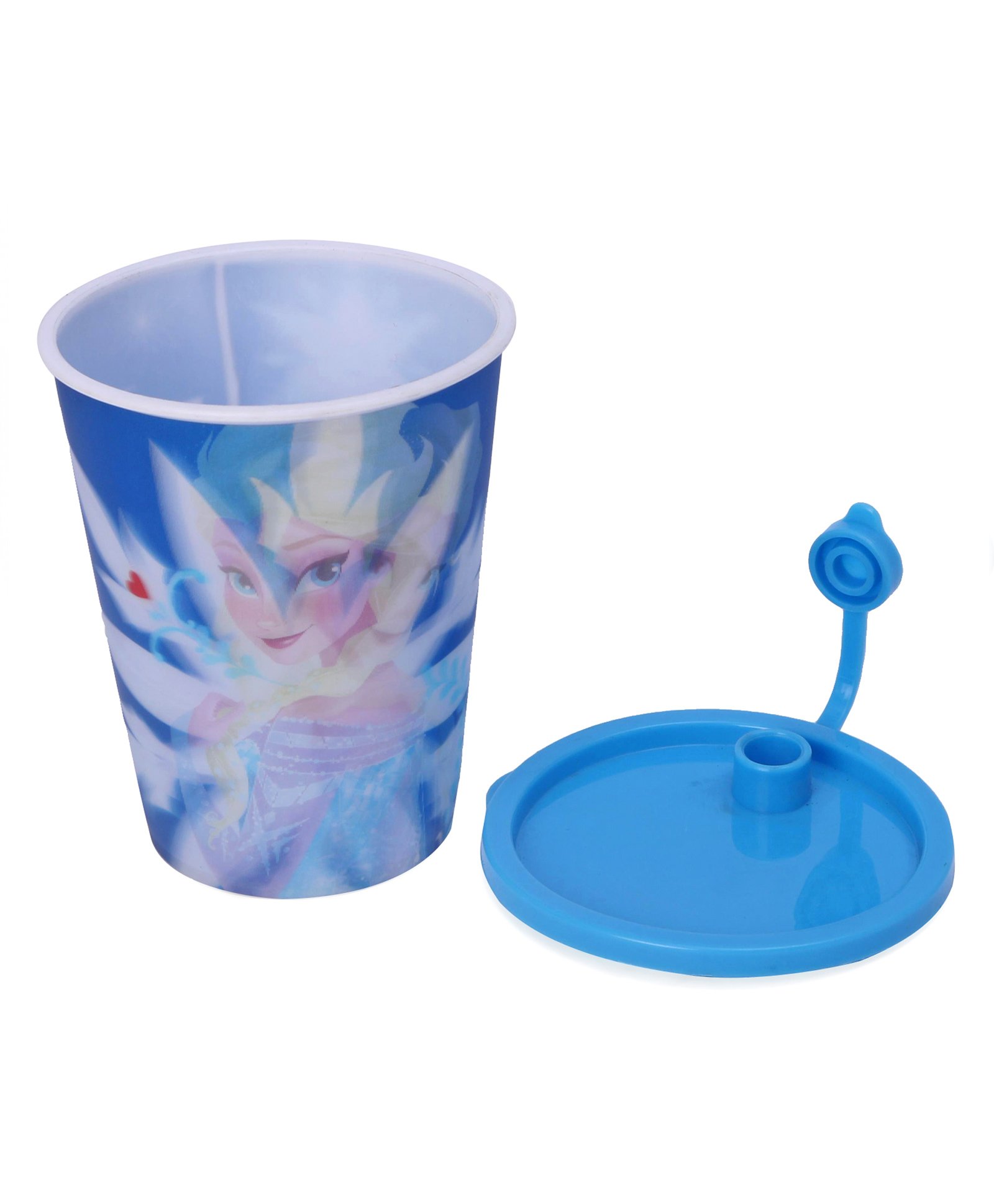 Disney Frozen 3D Print Design Tumbler with Lid Blue - 400 ml-picture-26