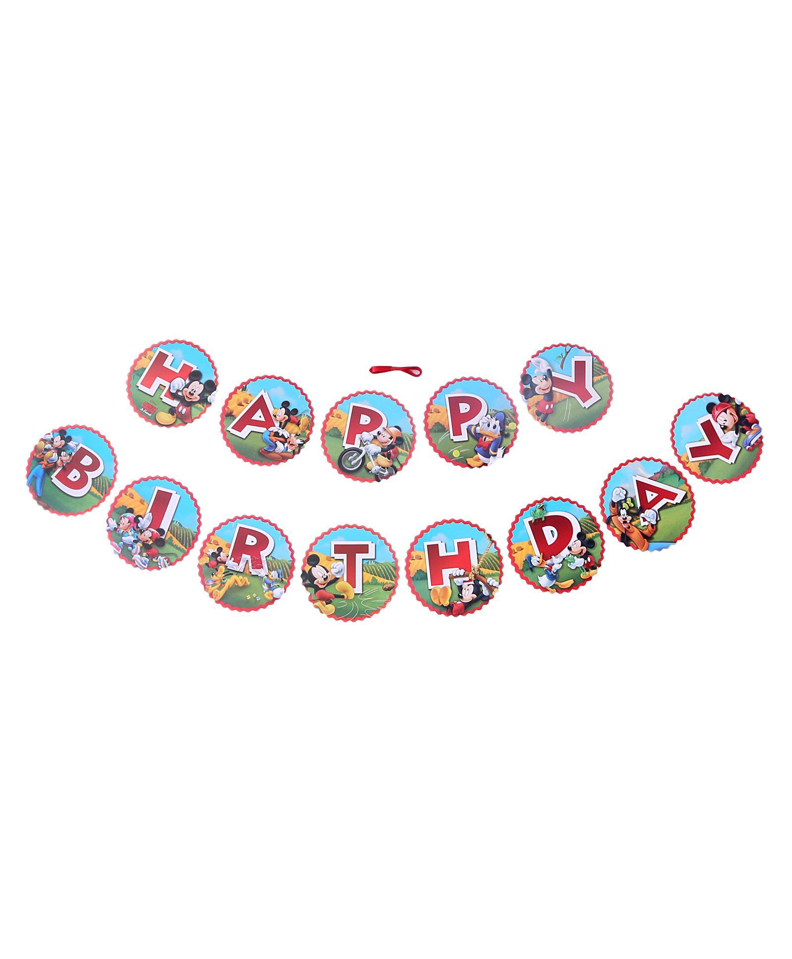 Disney Mickey Mouse Birthday Banner - Multicolor-picture-54