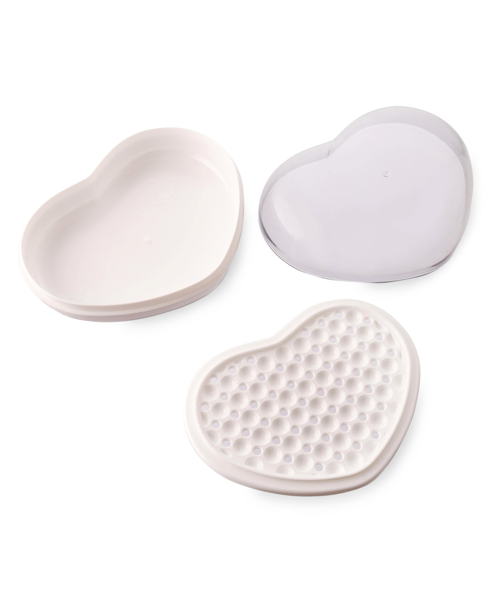 fab n funky Heart Shape Soap Case - Grey-picture-11