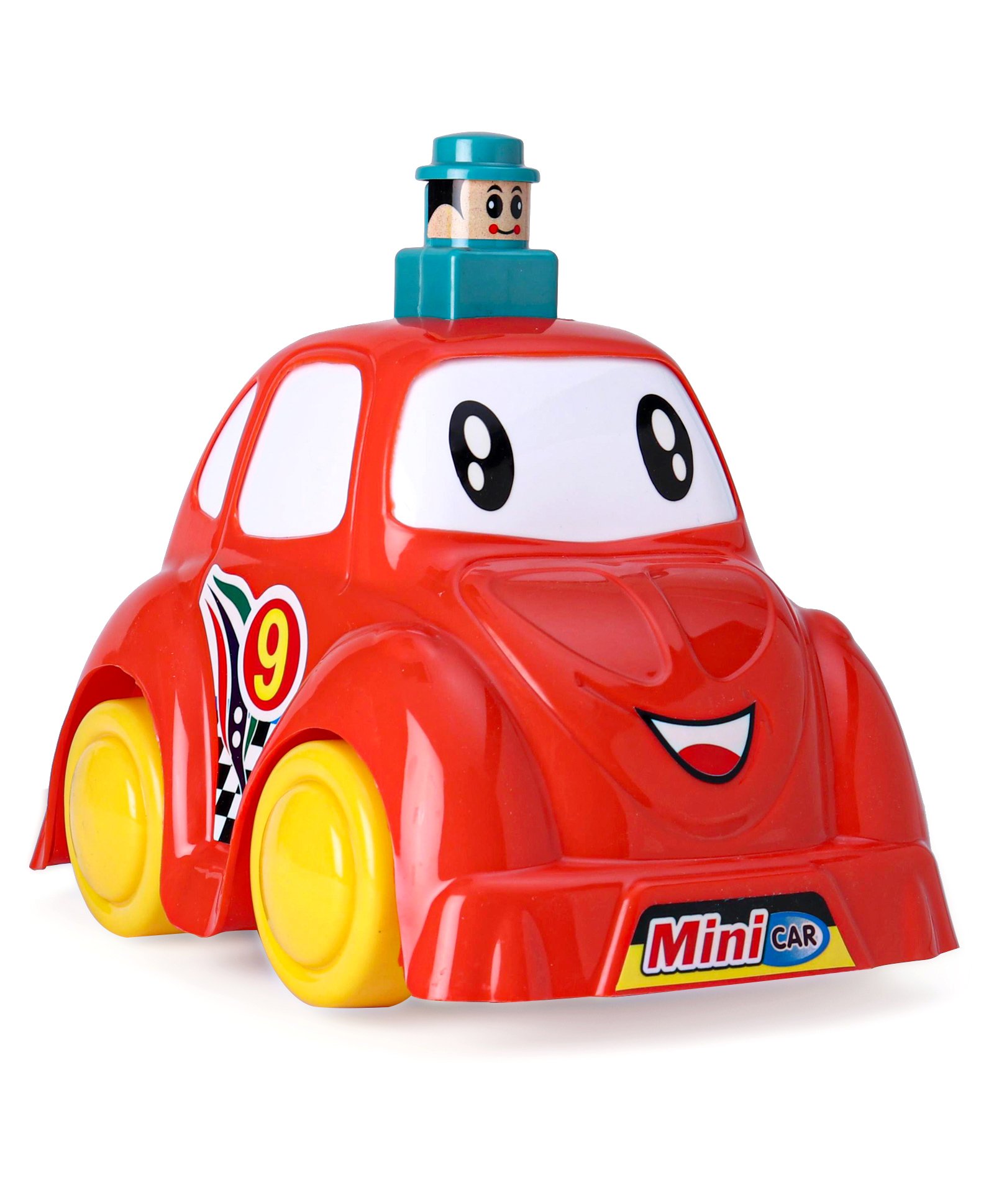 United Agencies Push N Go Mini Car - Red (Wheel Color May Vary)-image-46