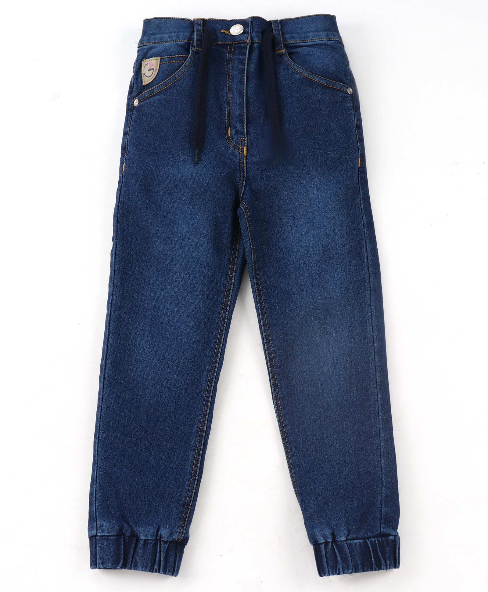 Play by Little Kangaroos Denim Full Length Jeans - Royal Blue-picture-23