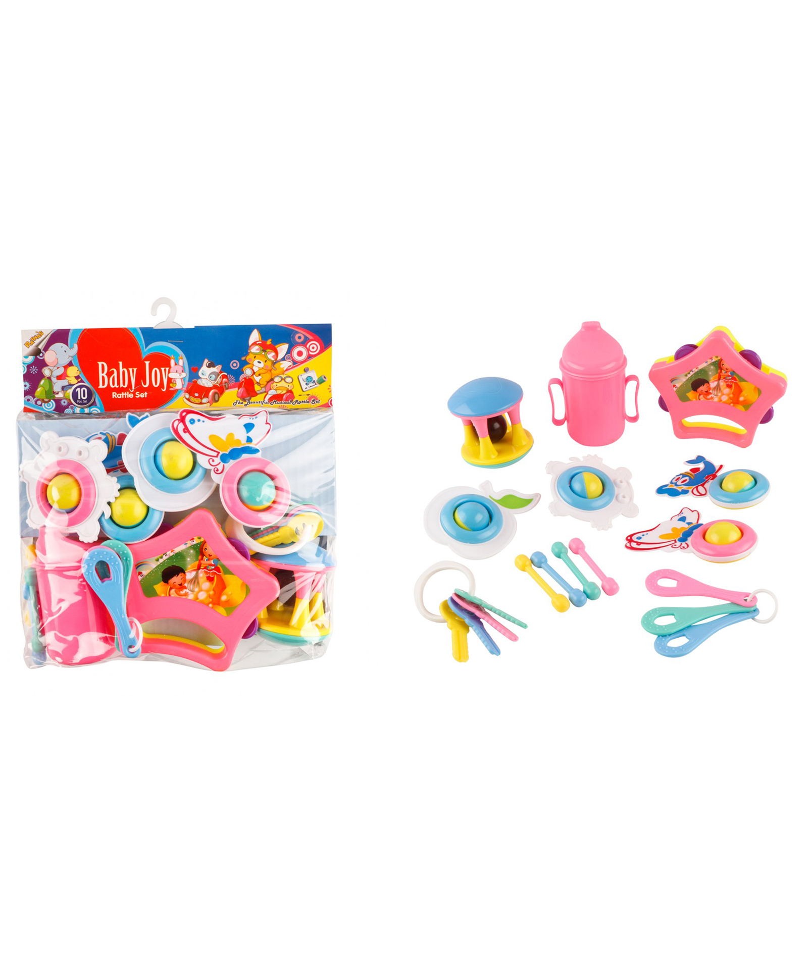 Ratnas Baby Joy Rattle Pack of 10 (Colour May Vary)-picture-13