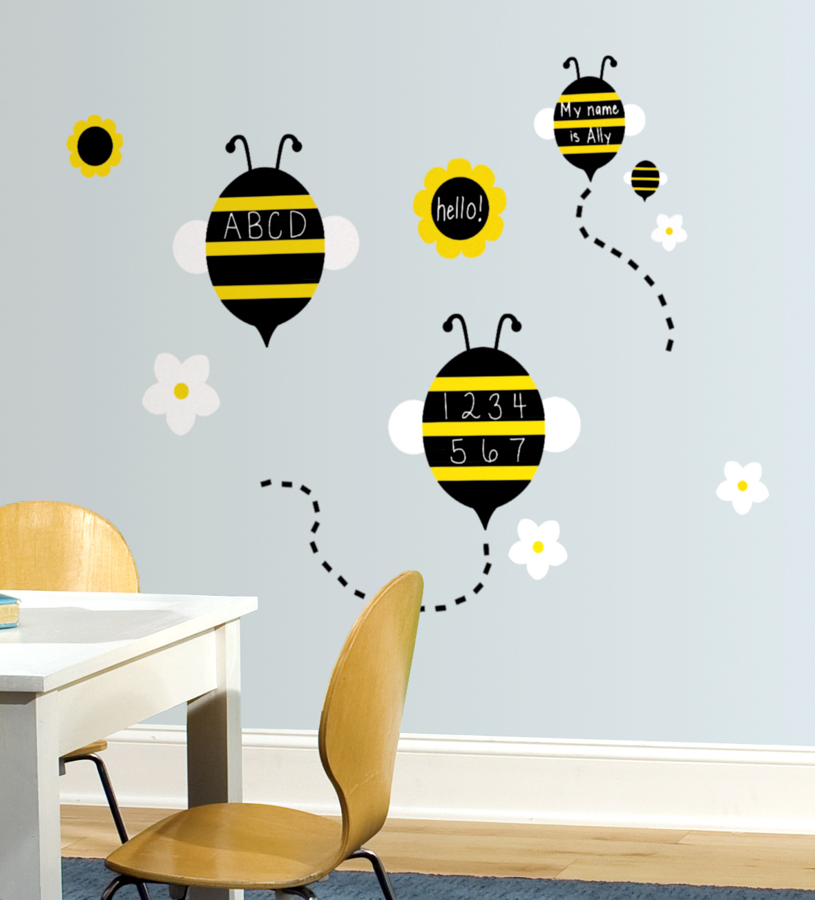 RoomMates Chalkboard Spelling Bee Decal-picture-12