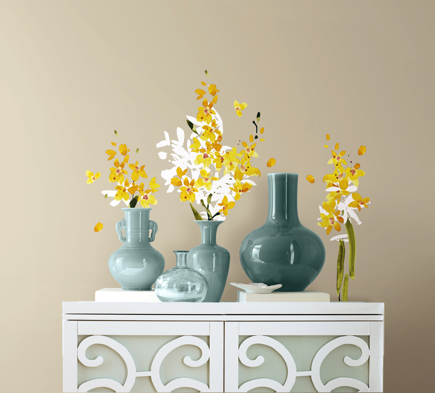 RoomMates Yellow Flower Arrangement Decals-image-5