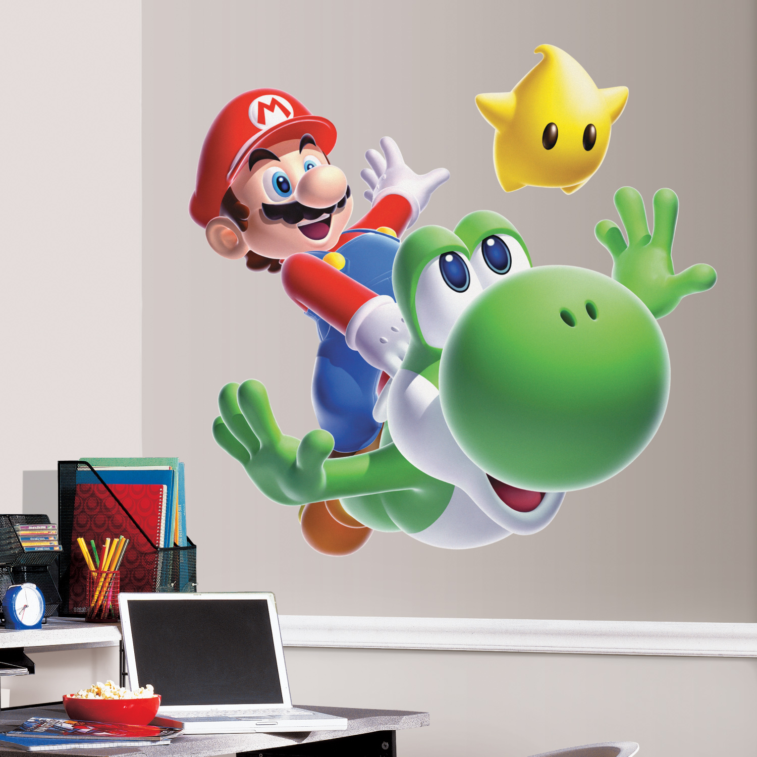RoomMates Mario Yoshi Giant Wall Decal - 5 Pieces