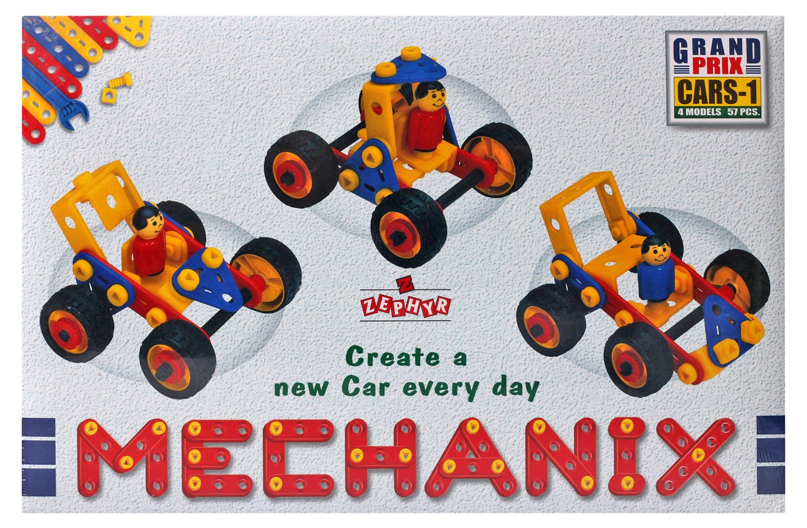 Zephyr Mechanix Grand Pix Cars 1 Online India, Buy Building