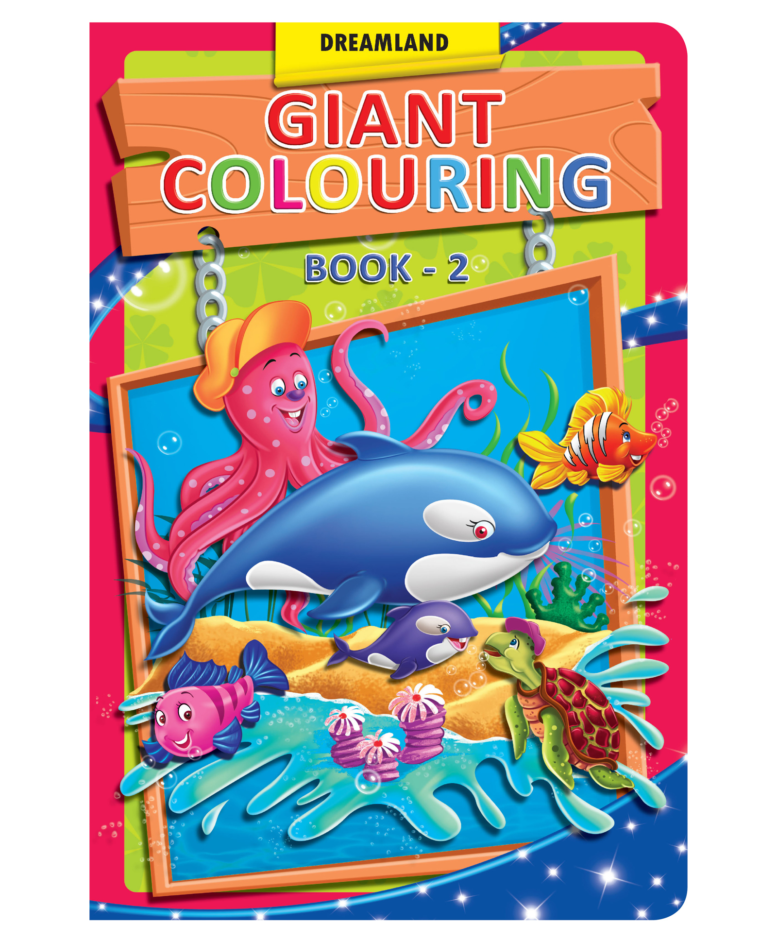 dreamland publications Dreamland Giant Colouring Book 2 for Kids , A3 Big Size Copy Colour Book with 24 Pages ,Drawing, Colouring for Preschool Earlylearners-picture-46