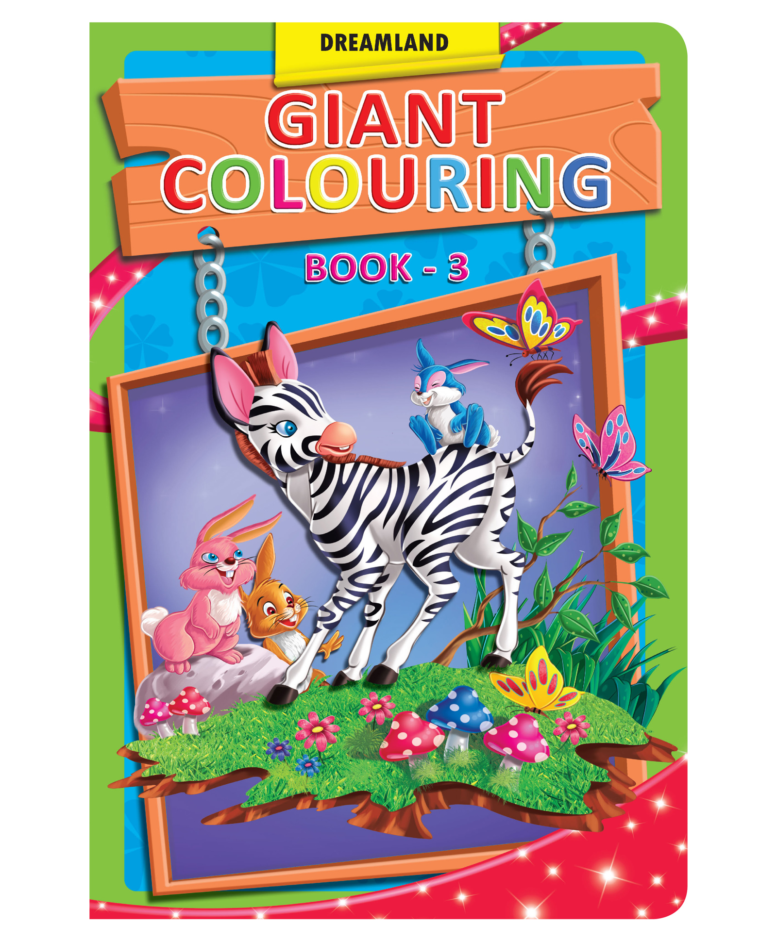 Dreamland Giant Colouring Book 3 for Kids , A3 Big Size Copy Colour Book with 24 Pages ,Drawing, Colouring for Preschool Earlylearners-image-37