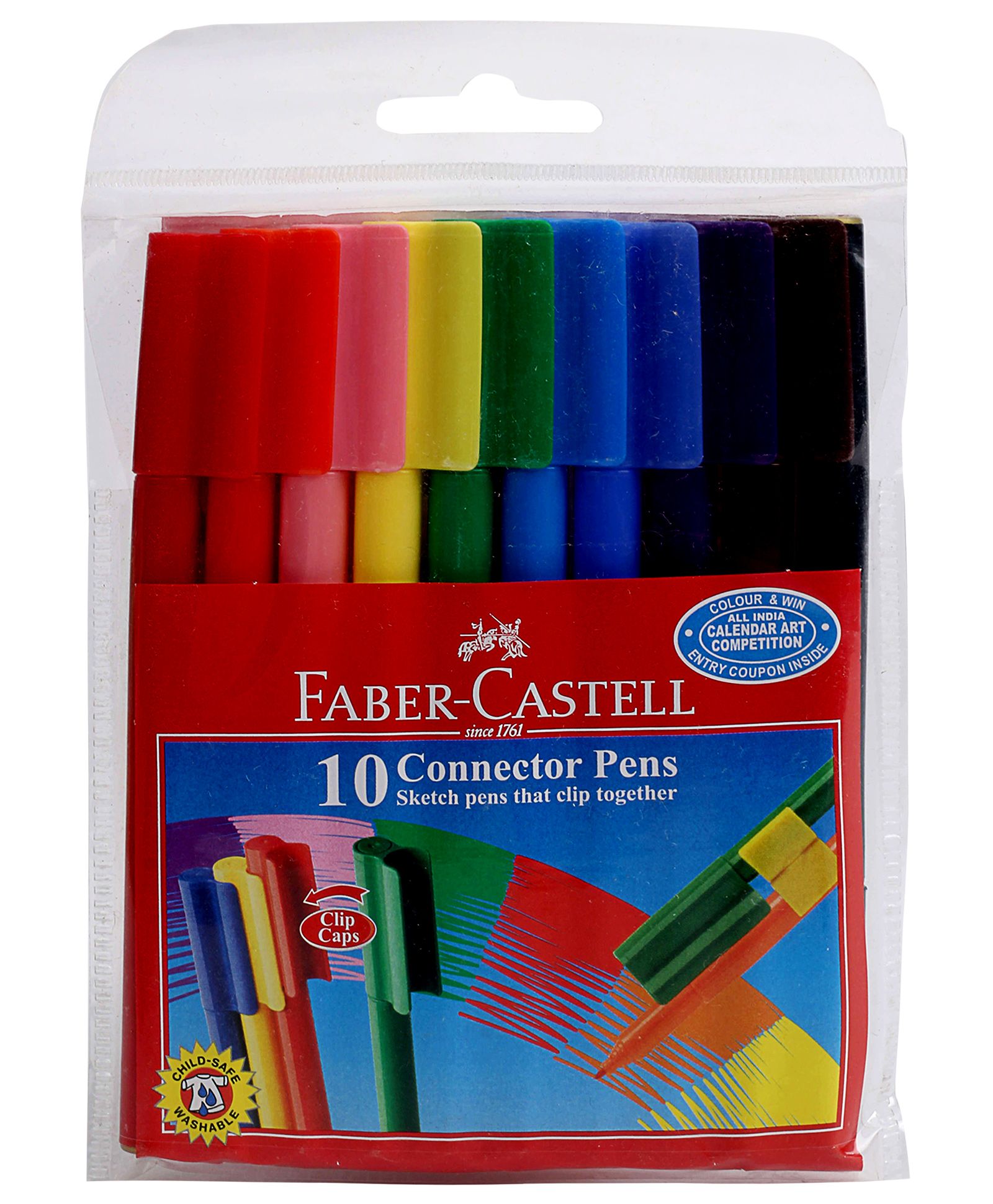 thema Auckland Emulatie Faber Castell Connector Pens Online in India, Buy at Best Price from  FirstCry.com - 491322