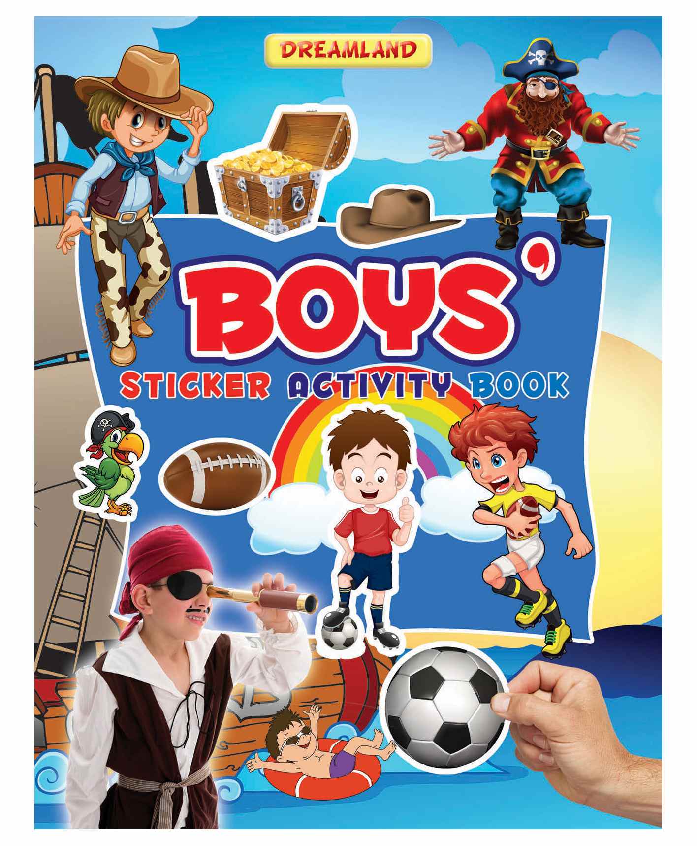Boys Sticker Activity Book - English-image-45