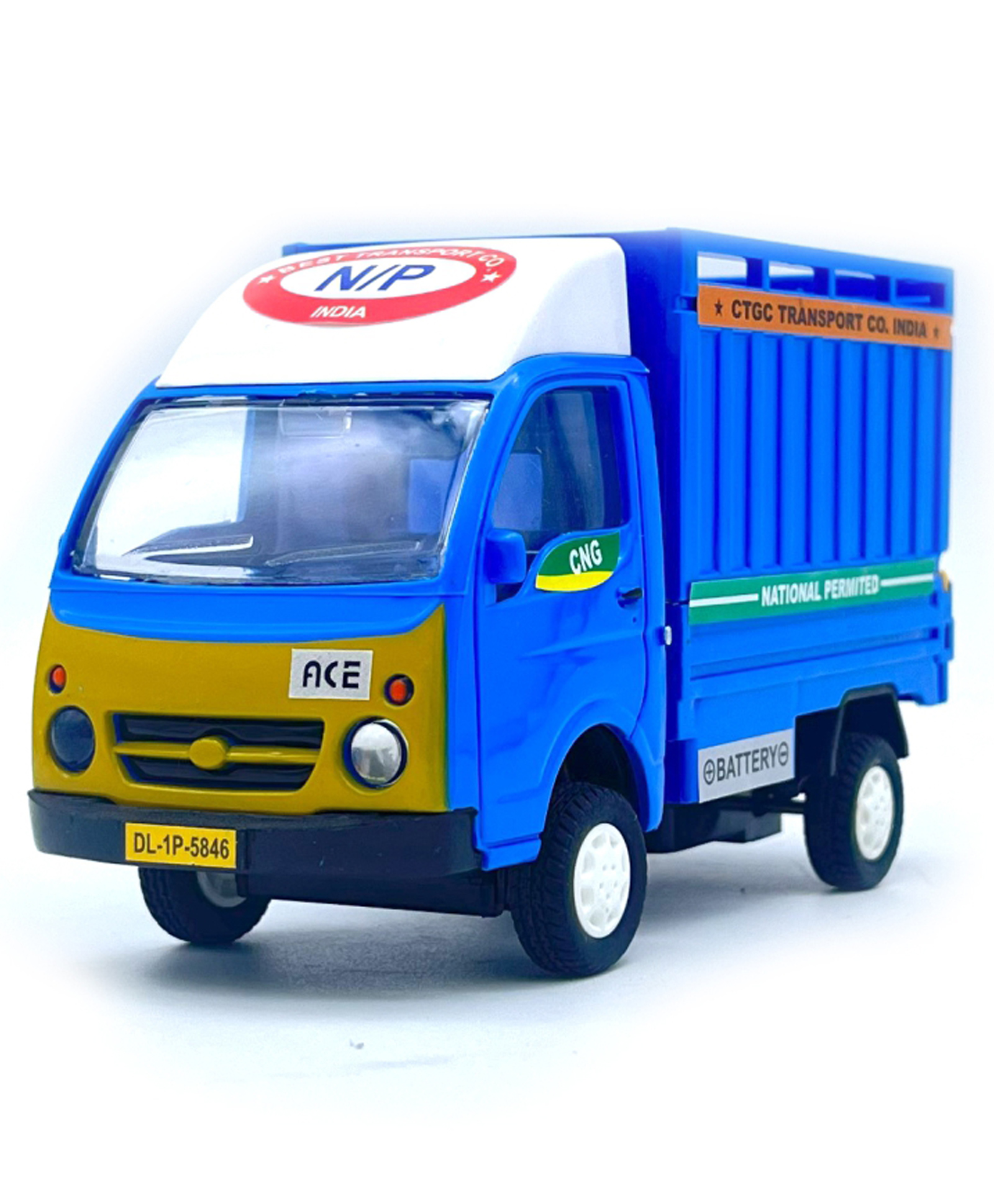 Centy Pull Back Tata Ace Freight Carrier - Blue-picture-18