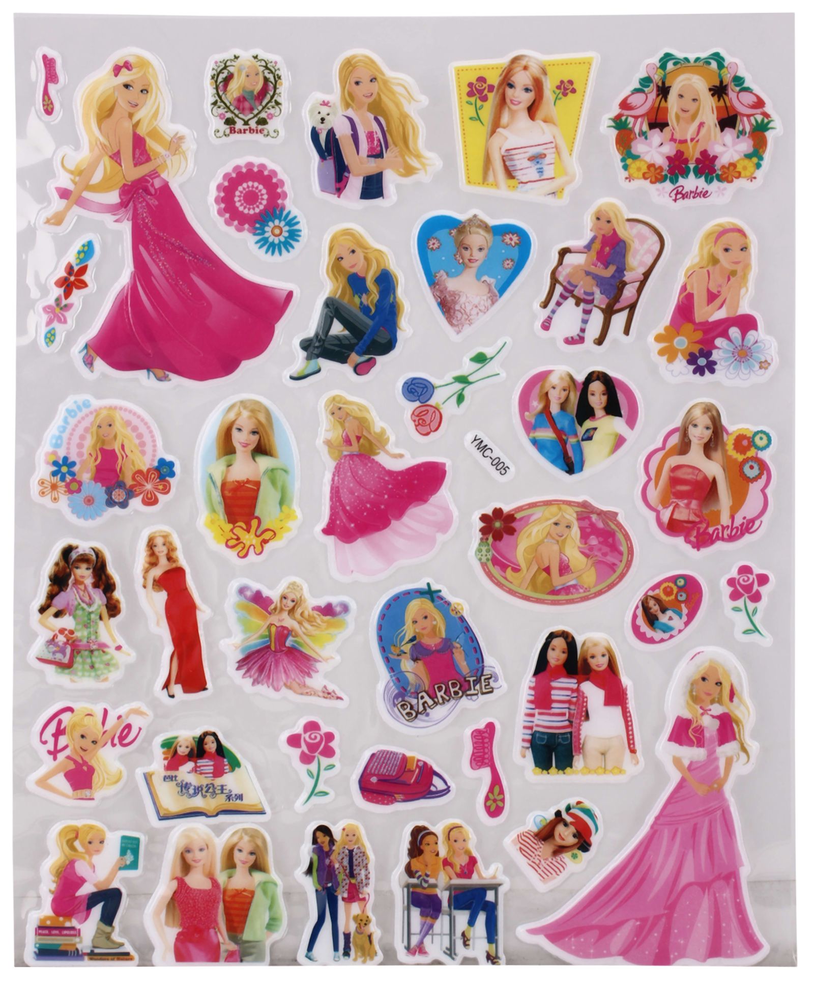 big barbie stickers