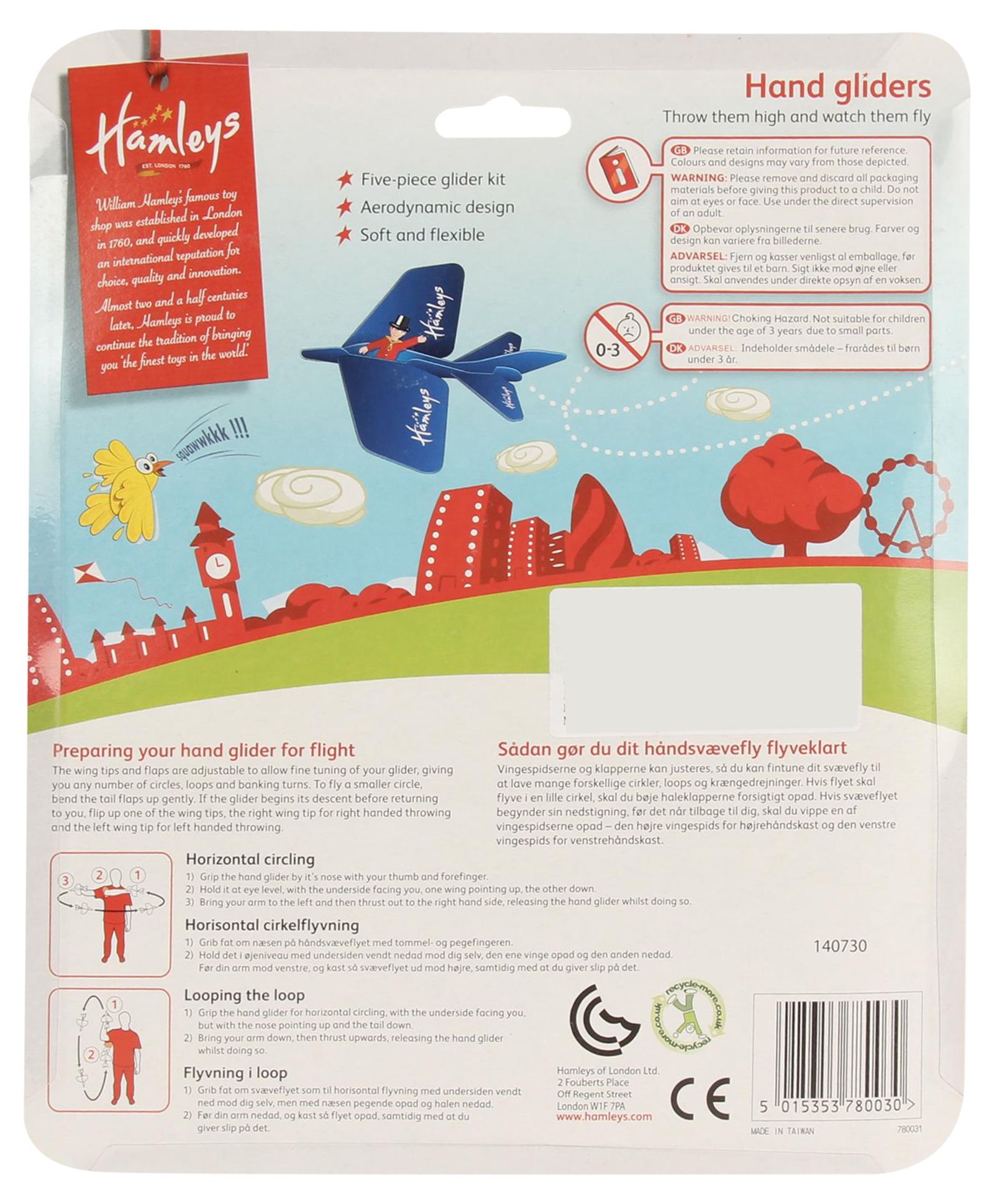 hamleys hand gliders 2 pack