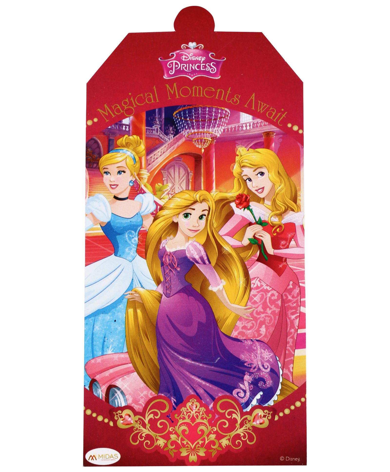 Disney Princess Invitation Card Pack Of 10 Multi Color Online In India