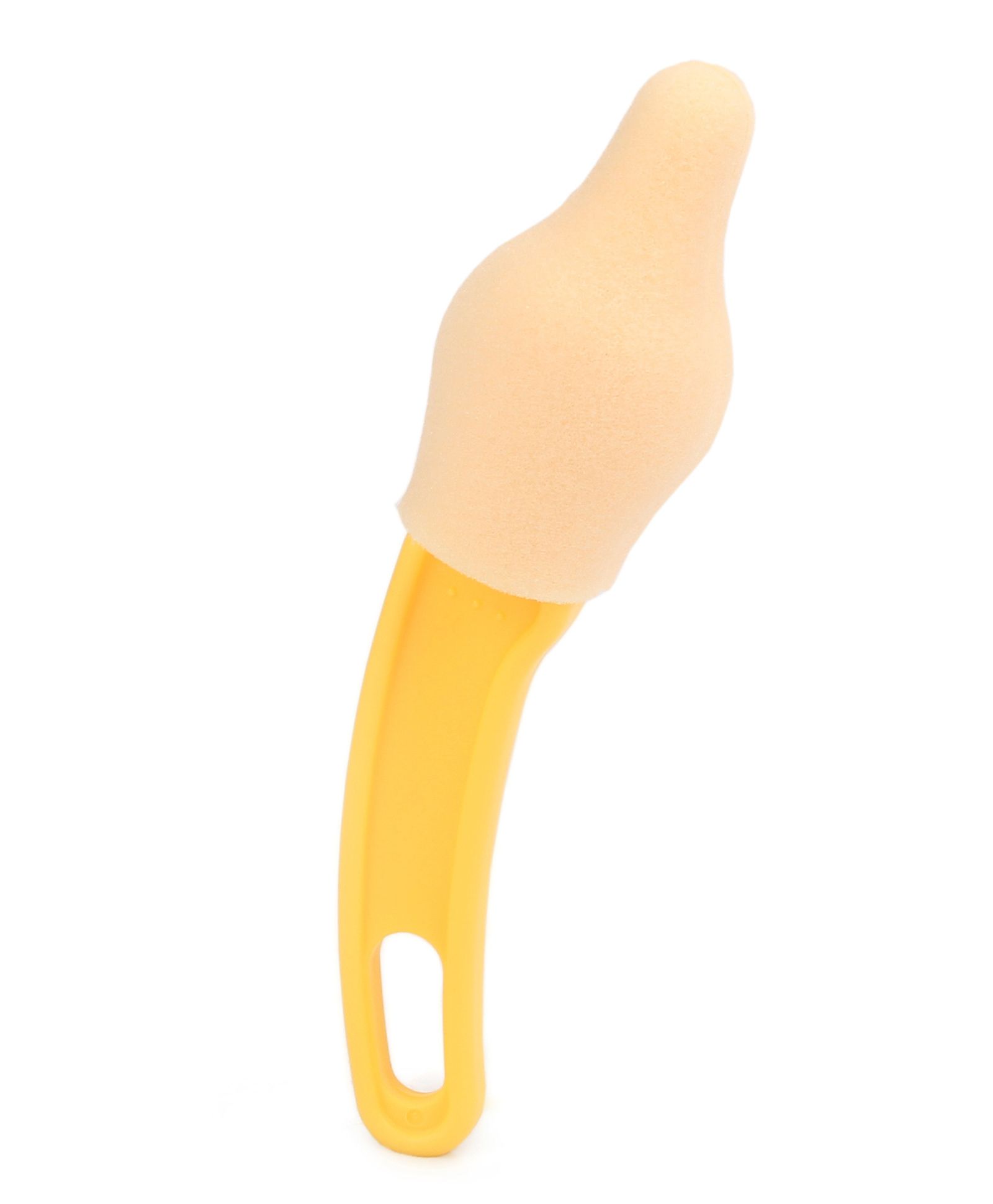 Pigeon Brush For Stretchable Silicone Nipple - Yellow