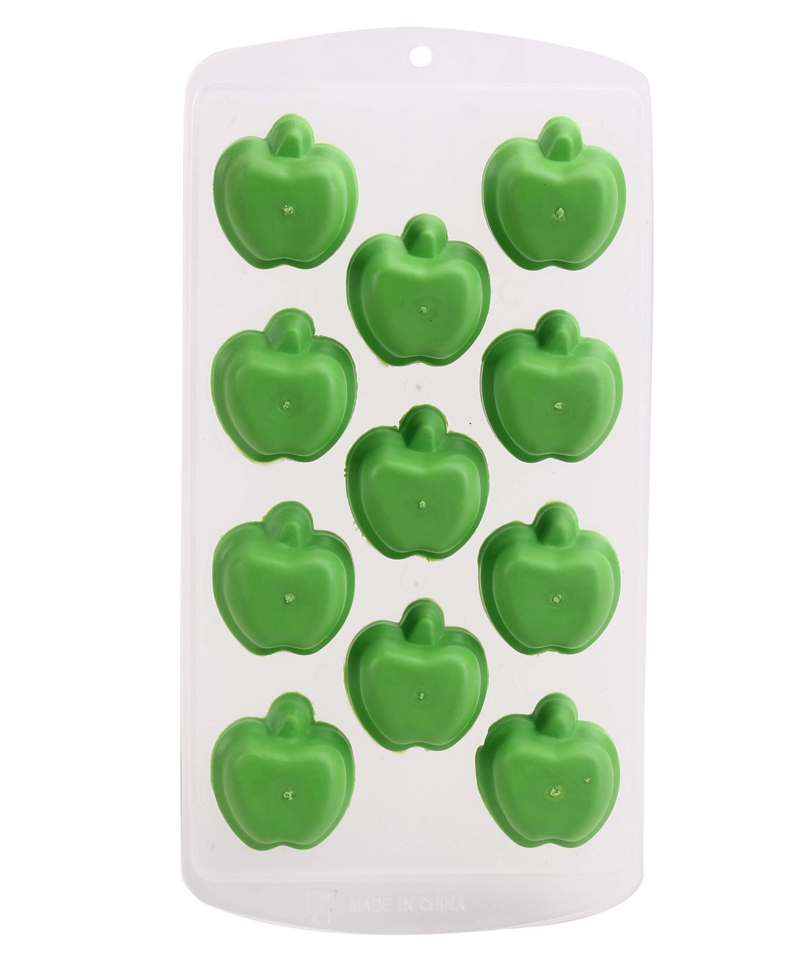 Apple Ice Cube Tray - Green White-image-32